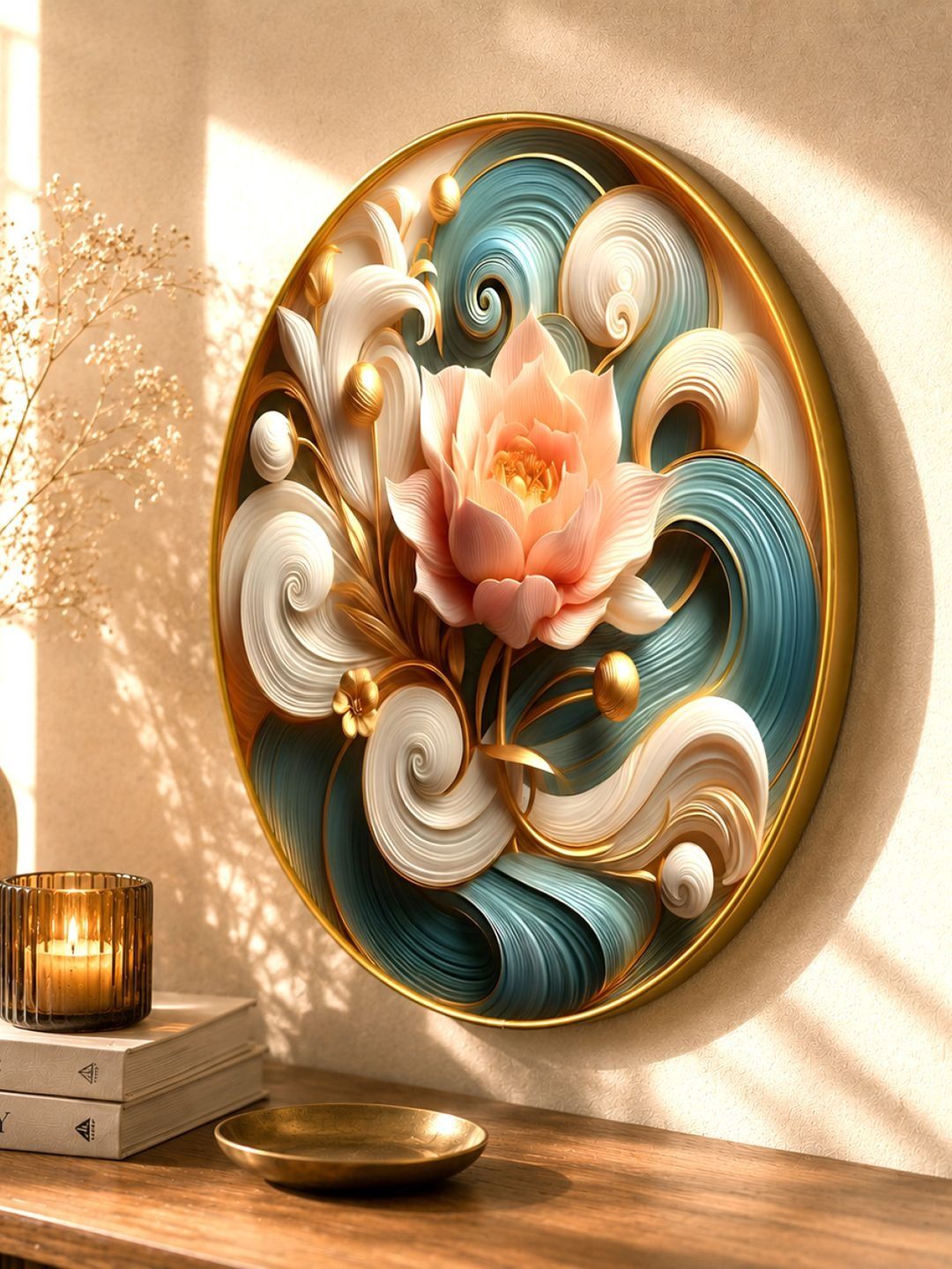 RANDOM RANDOM Multicoloured & Multicoloured Single Piece MDF Other Wall Paintings