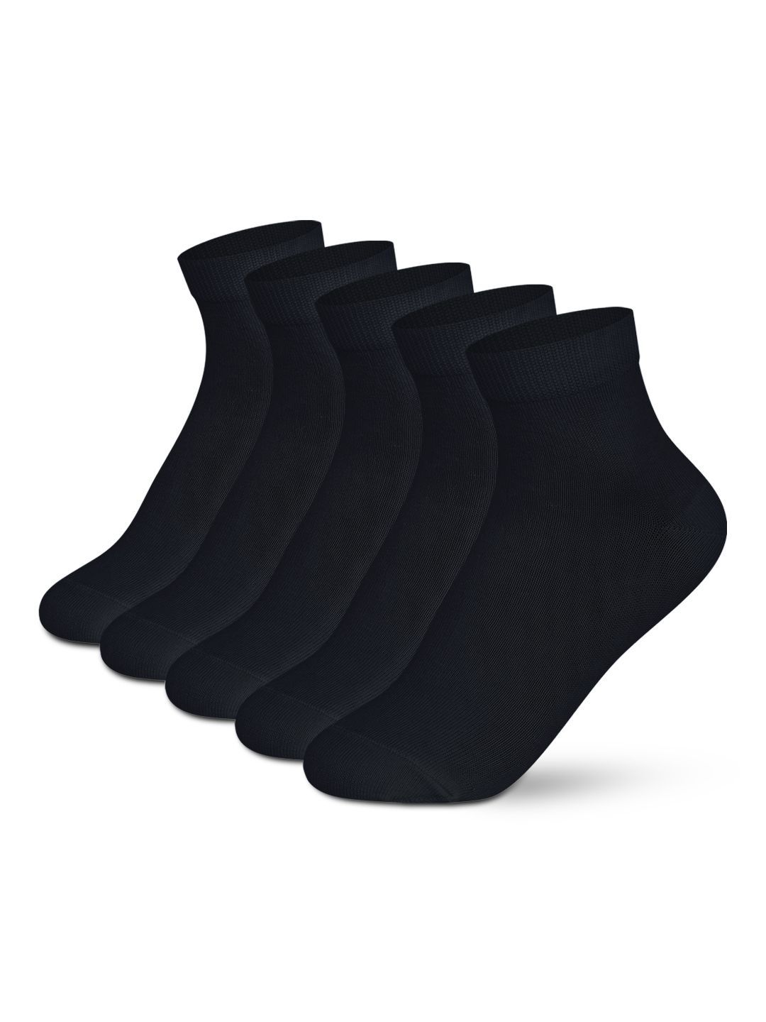 Supersox Pack of 5 Kids Combed Cotton Ankle Length School Uniform Socks