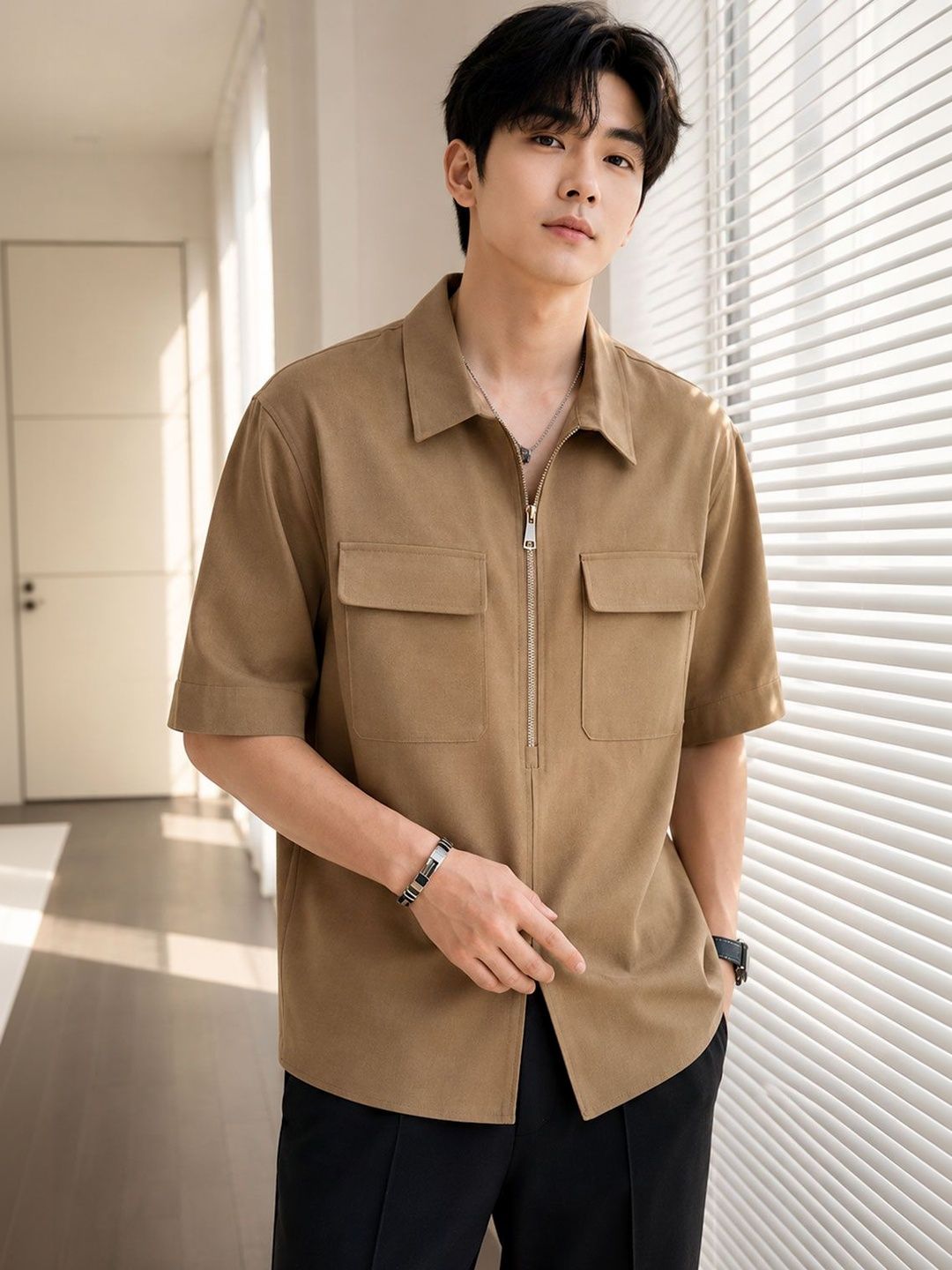 Urban Buccachi Men Classic Casual Shirt