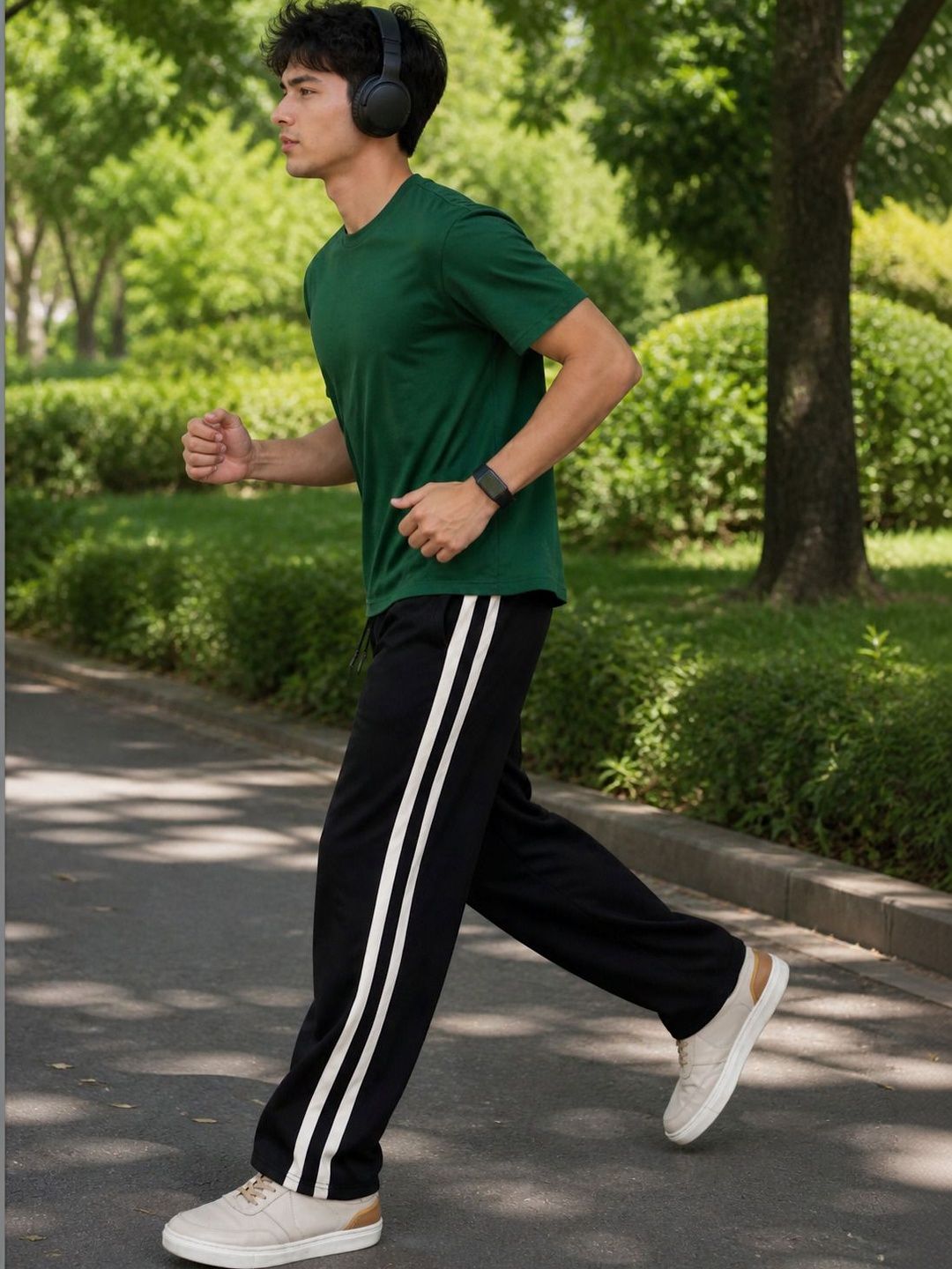 SZN Men Regular Fit Running Track Pants