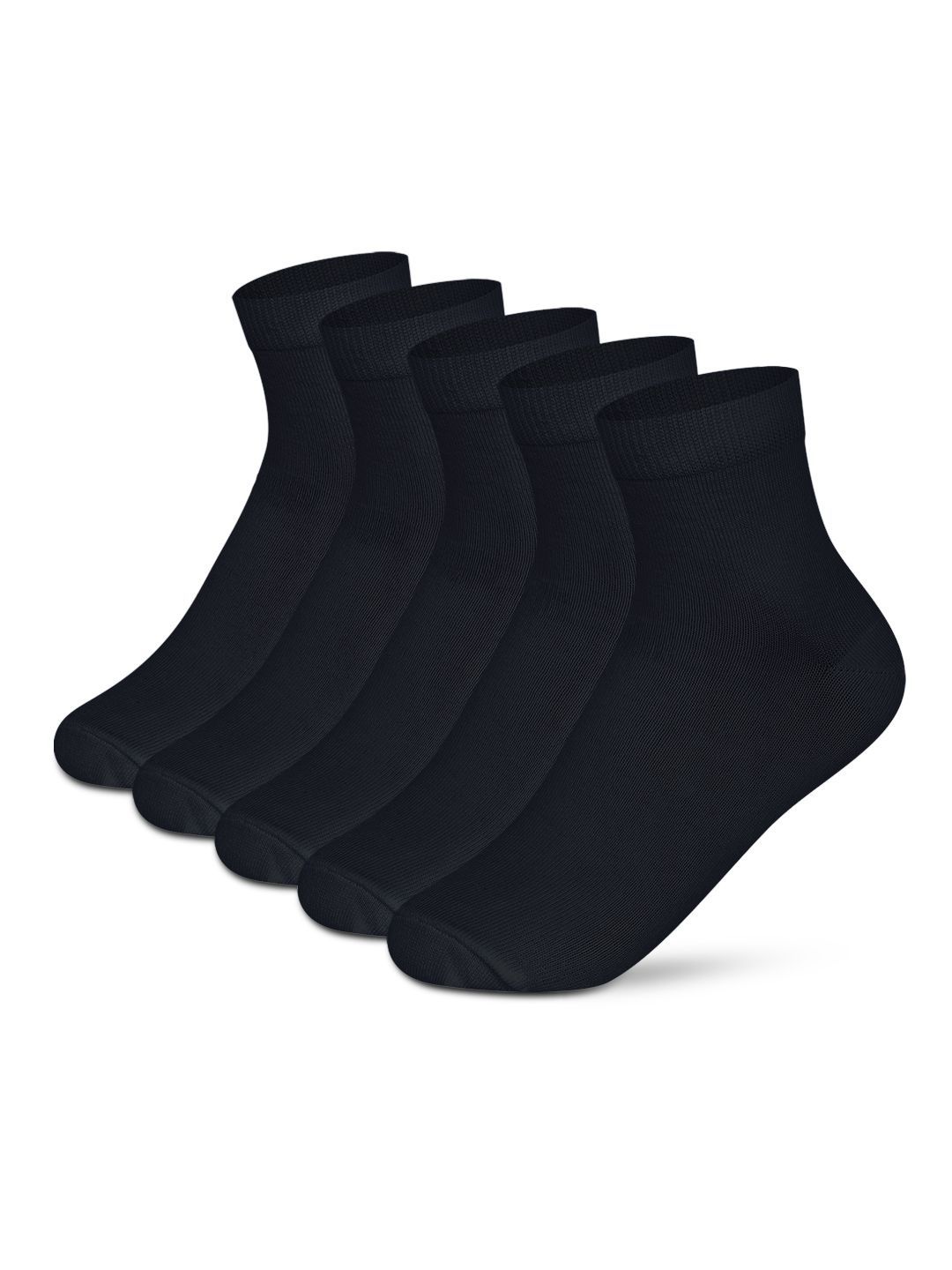 Supersox Pack of 5 Kids Combed Cotton Ankle Length School Uniform Socks