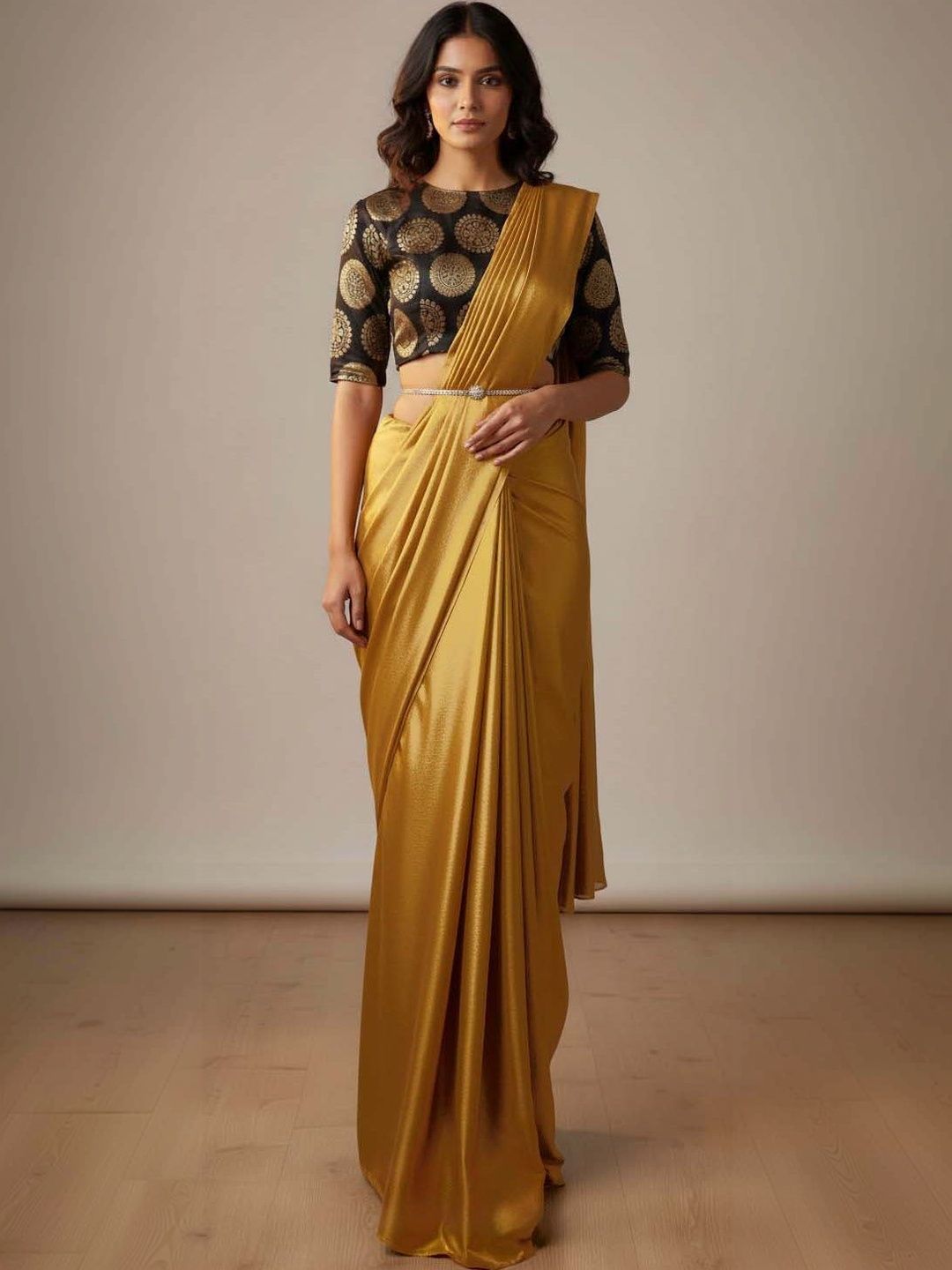 Moda Rapido Satin Saree