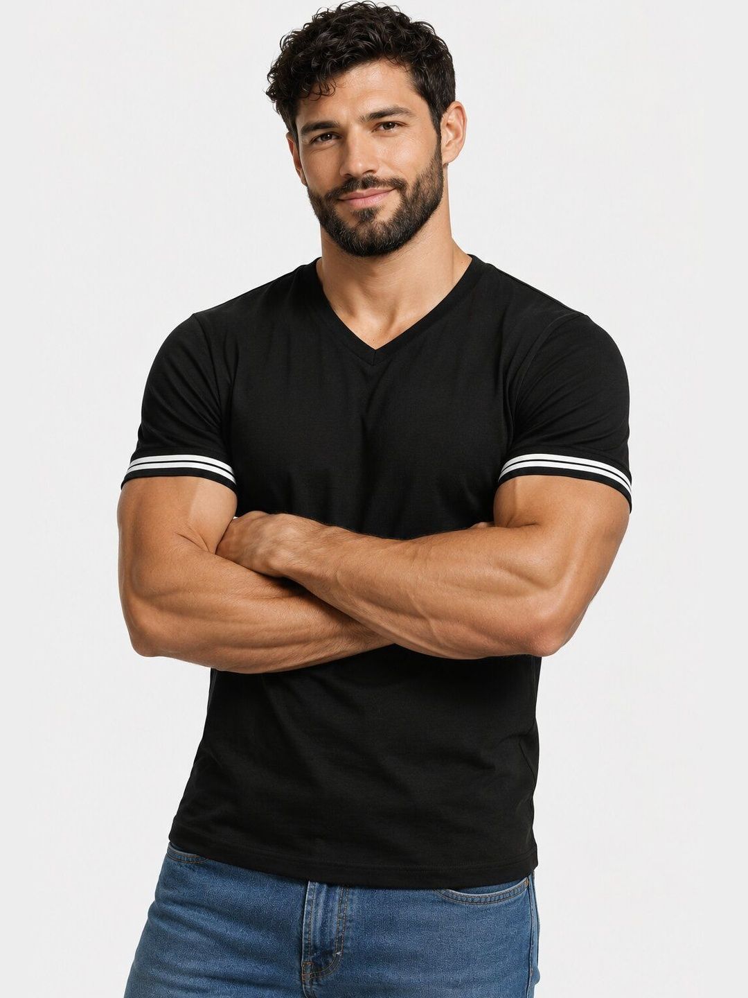 UnaOne UnaOne Men V-Neck T-shirt