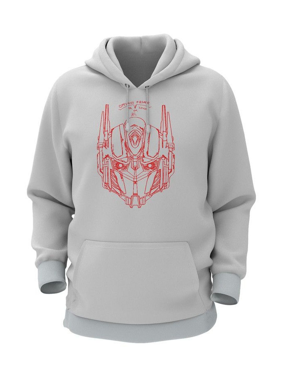THE PRINT PLATTER Men Printed Hooded Sweatshirt