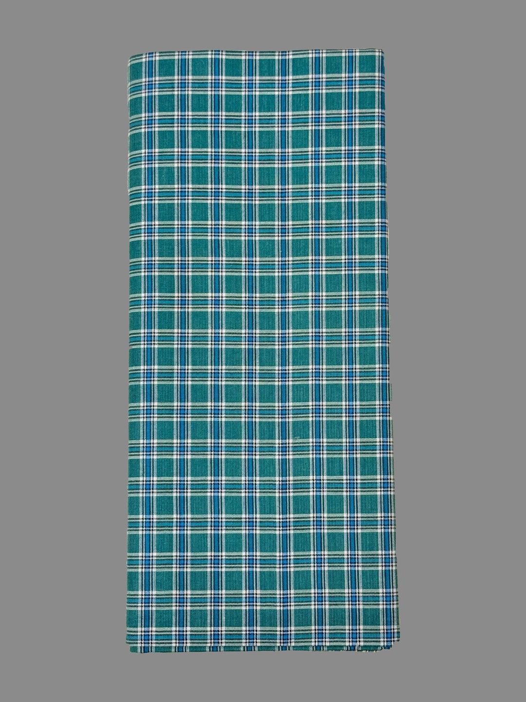 Shyam Handloom Men Checked Cotton Dhoti Dhotis