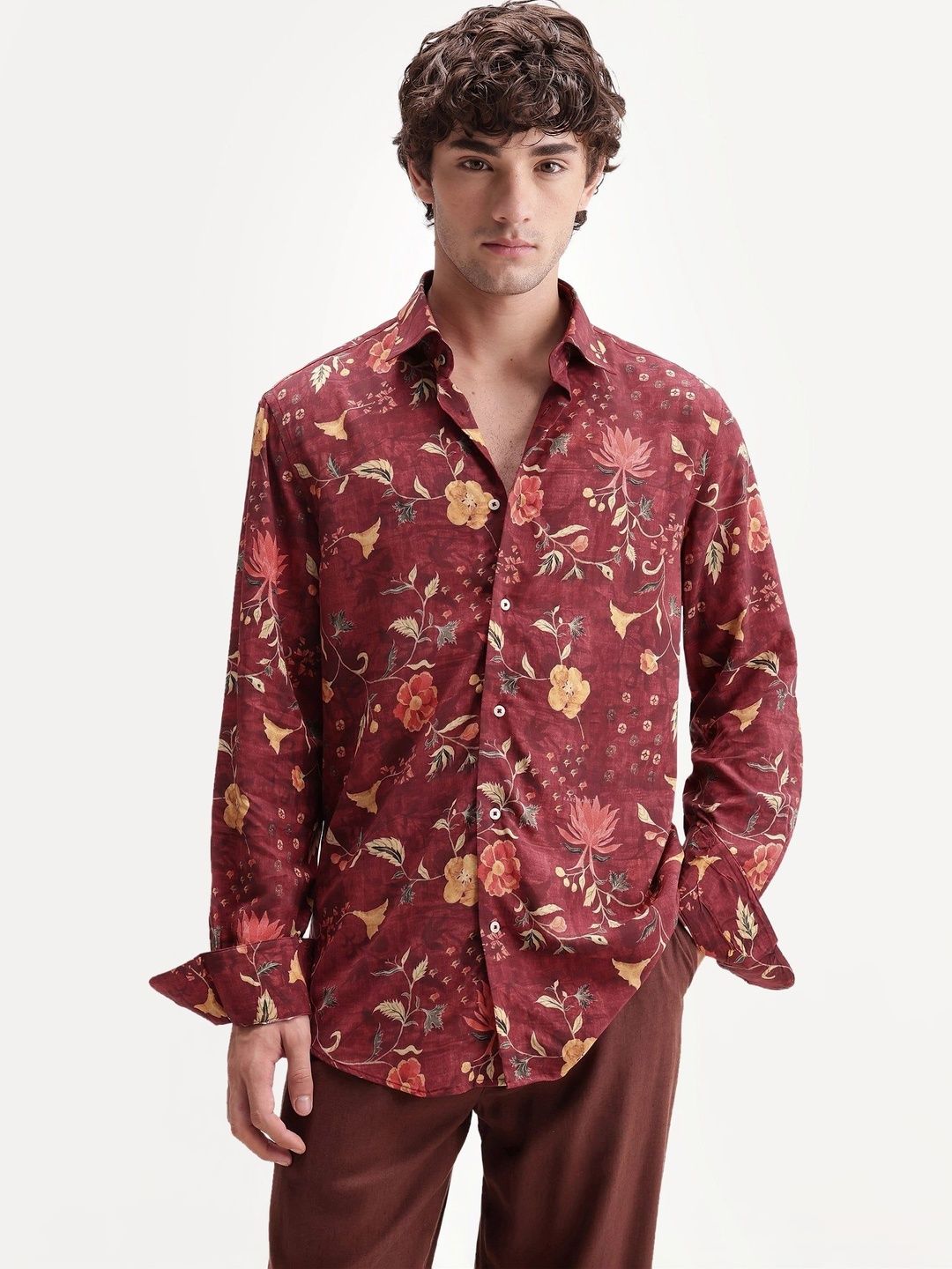 RARE RABBIT RARE RABBIT Men Floral Printed Casual Shirt