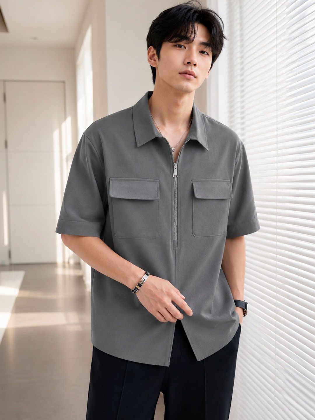 Urban Buccachi Men Classic Casual Shirt