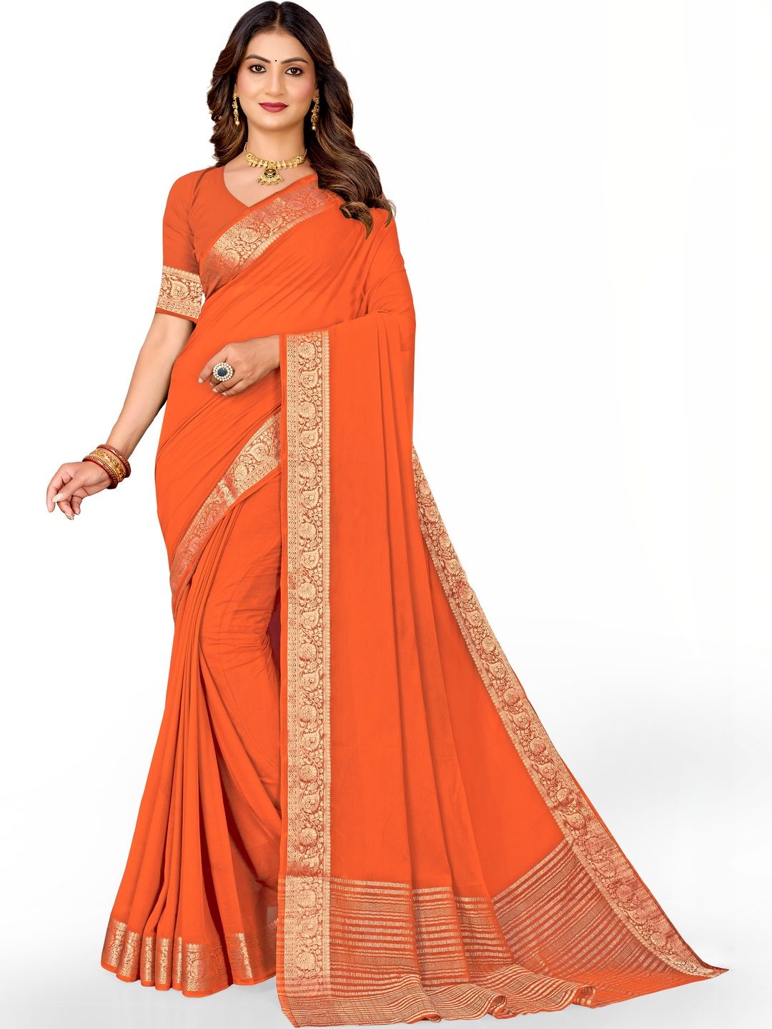Nari Saree Woven Design Zari Pure Chiffon Designer Sarees