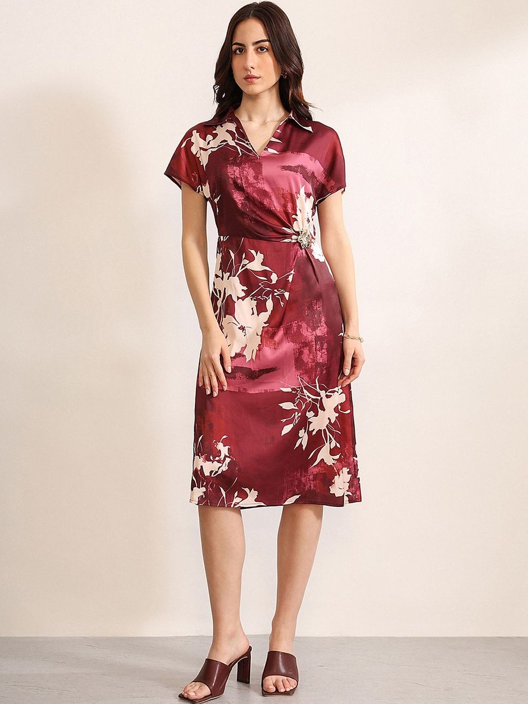Floral Print Dress Kazo Floral Print Dress
