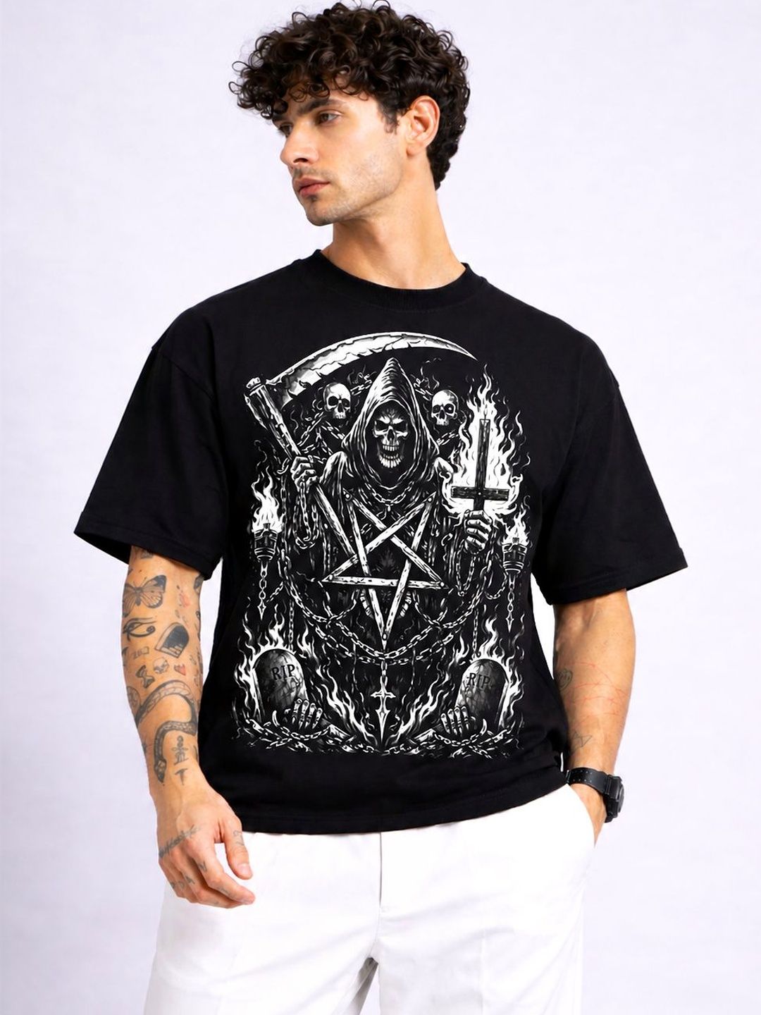ZEN1 FASHION Men Graphic Relaxed Fit T-shirt