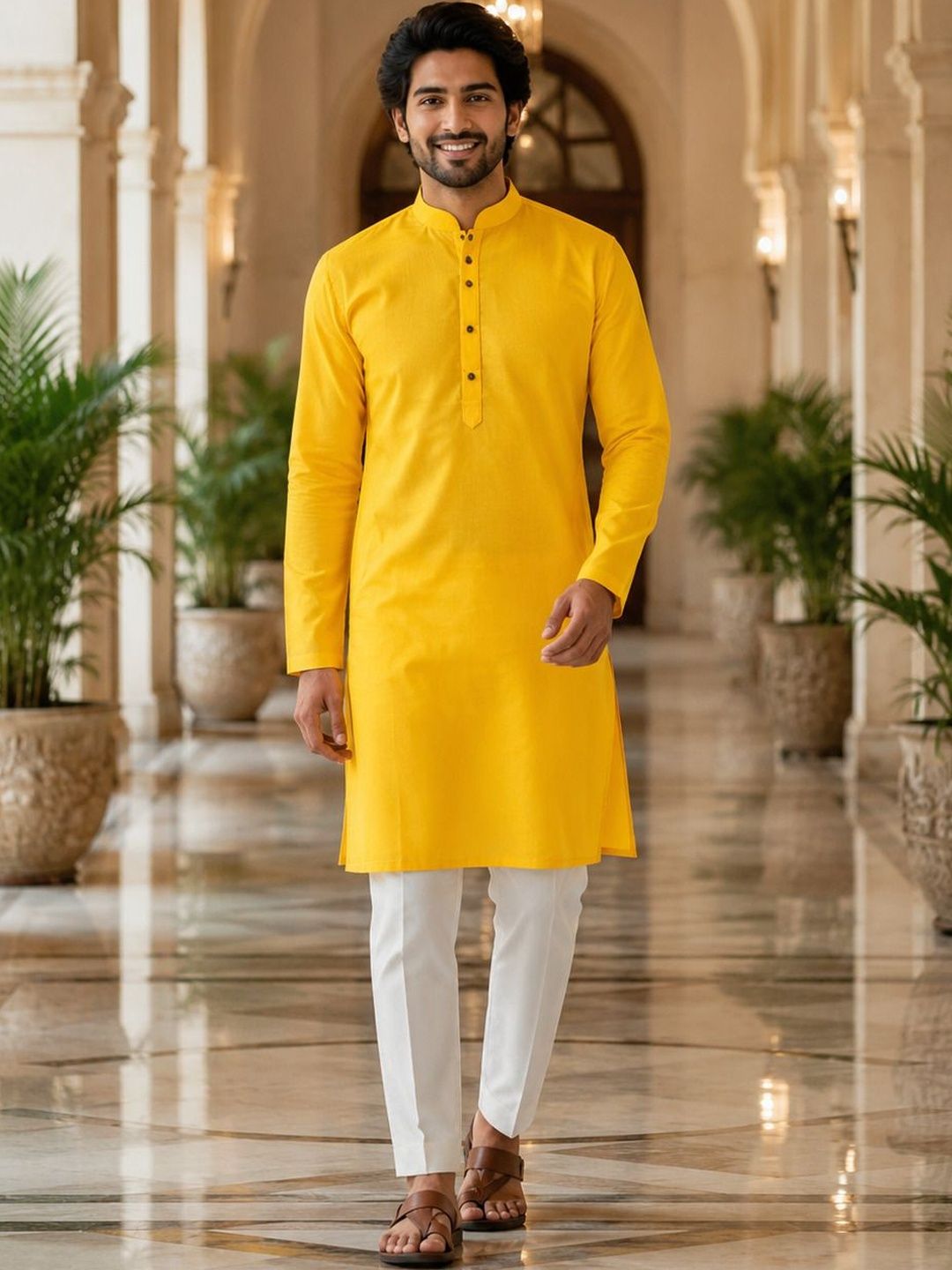 DEVOILER Men Kurta