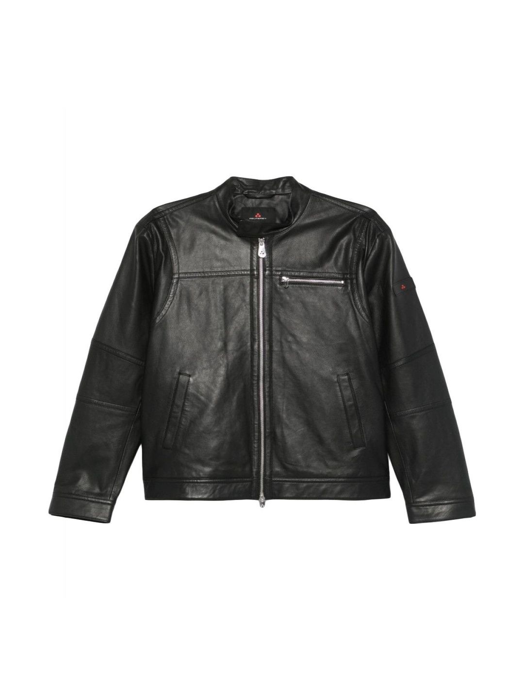 Peuterey Black Leather Jacket