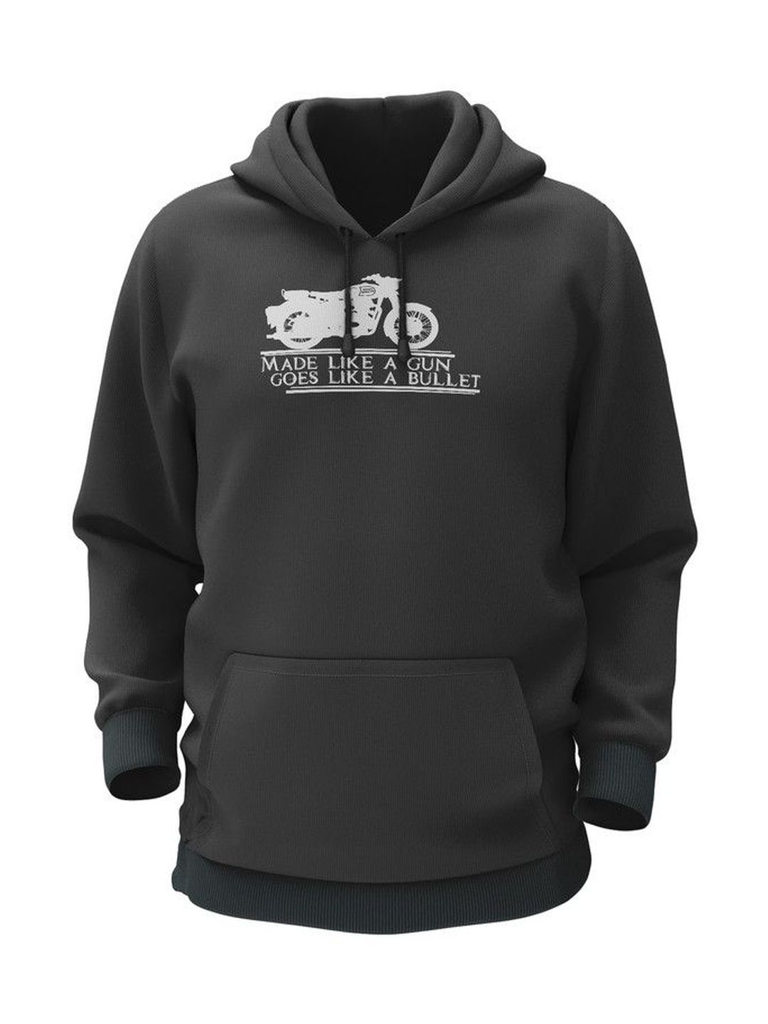 THE PRINT PLATTER Men Printed Hooded Sweatshirt