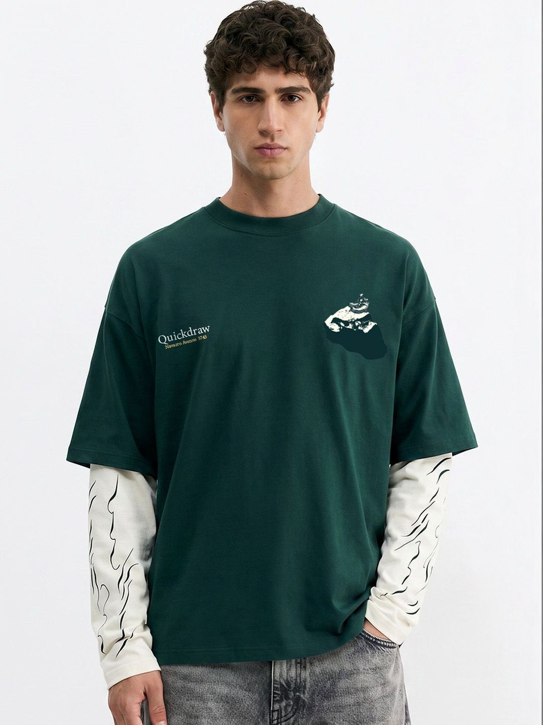 Crazymonk Men Printed T-shirt