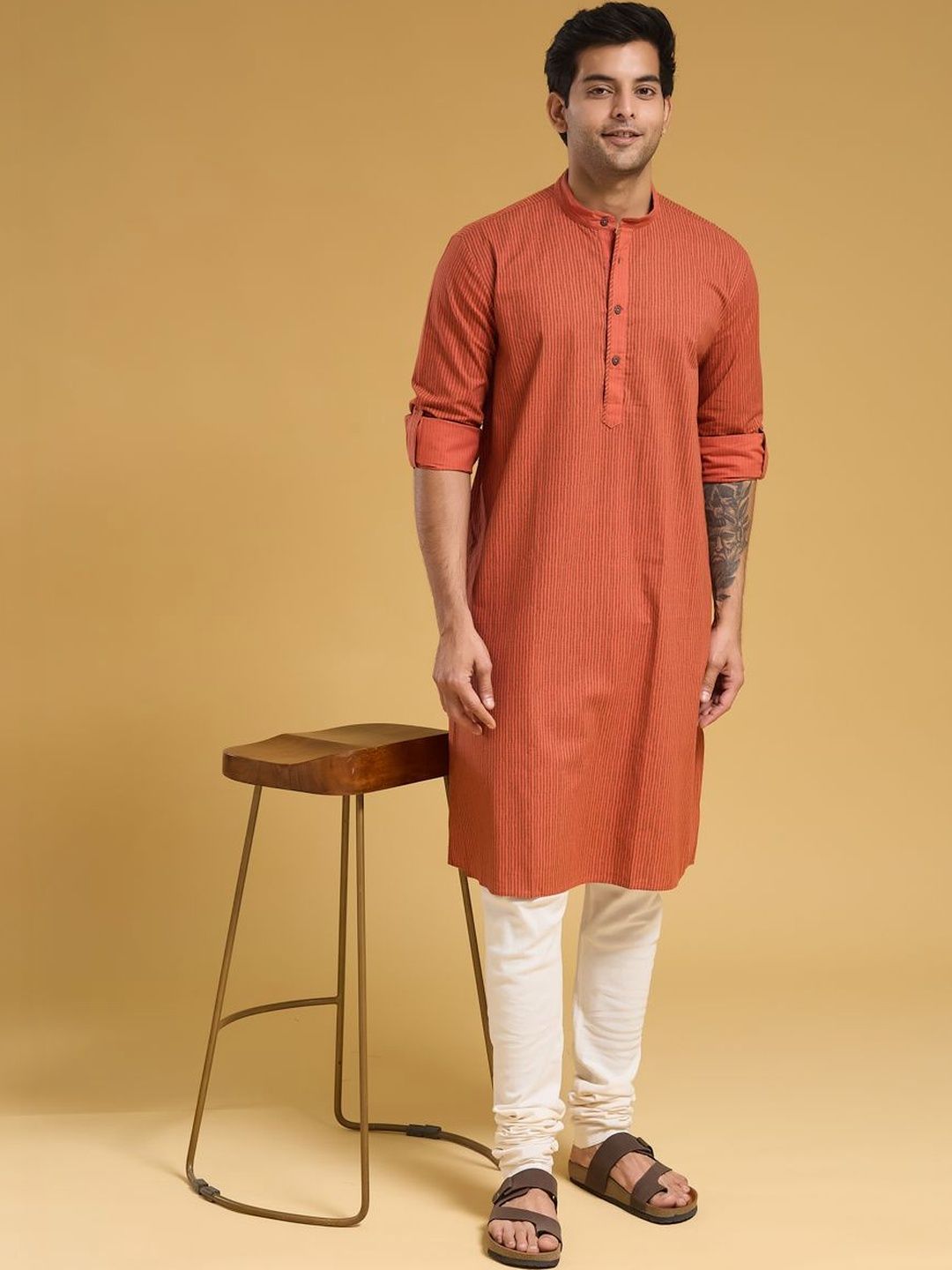 Fabindia Fabindia Men Striped Kurta