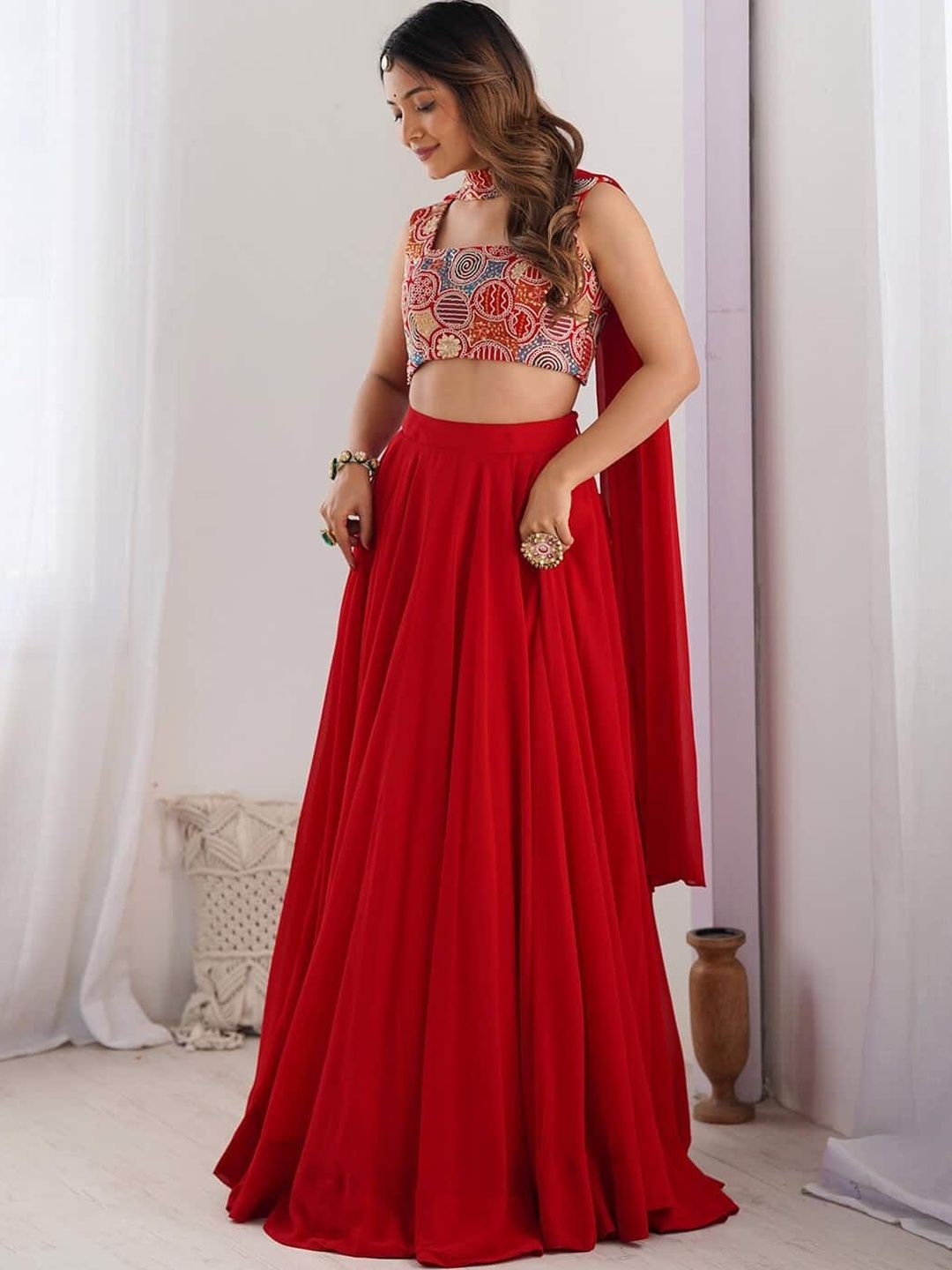 PILUDI HOUSE Ready to Wear Lehenga Blouse With Dupatta
