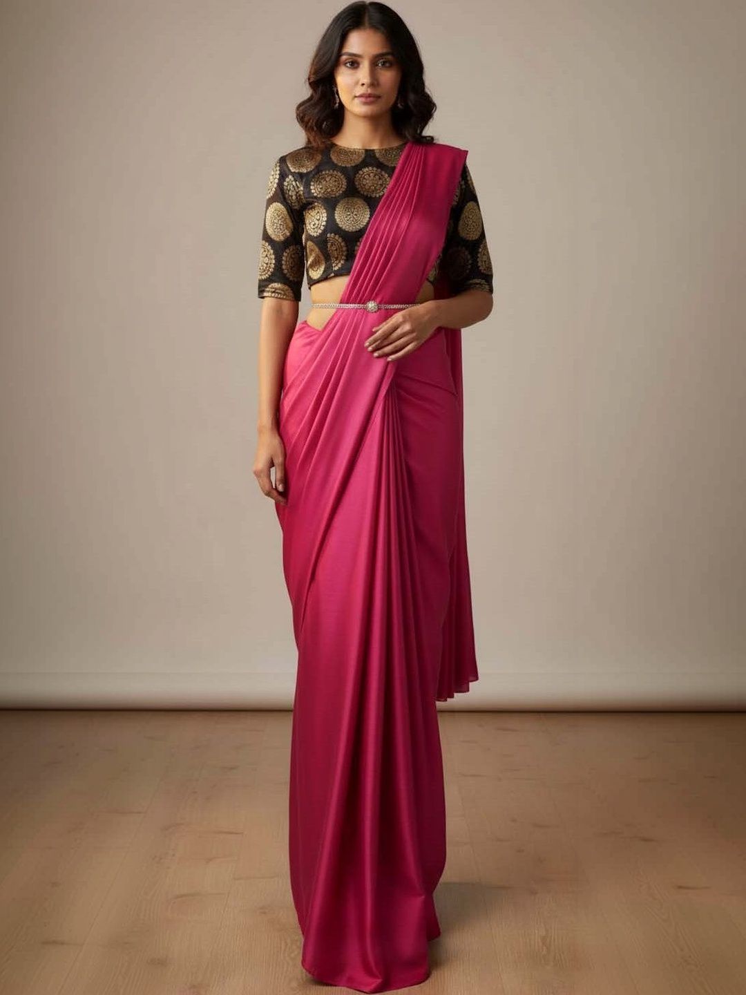 Moda Rapido Satin Saree