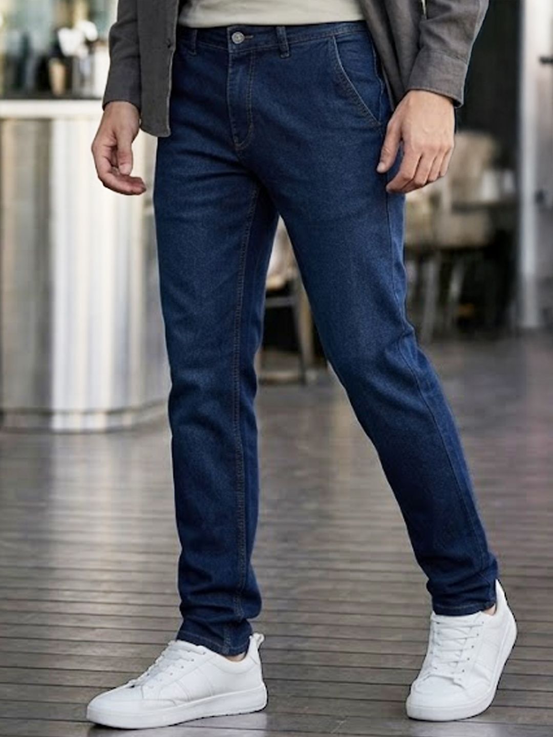 Urbano Fashion Men Blue Slim Fit Stretchable Jeans