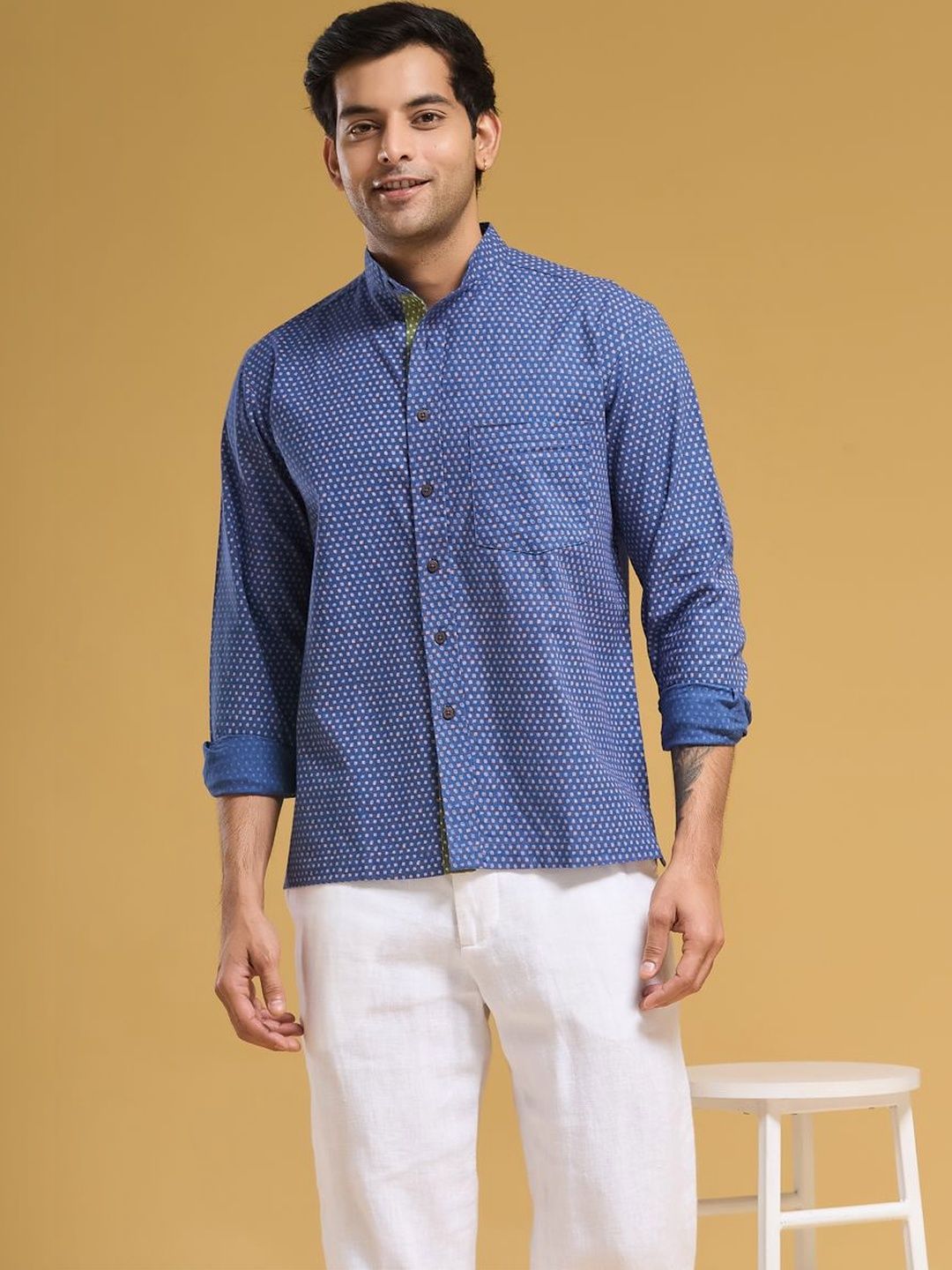 Fabindia Men Printed Casual Shirt