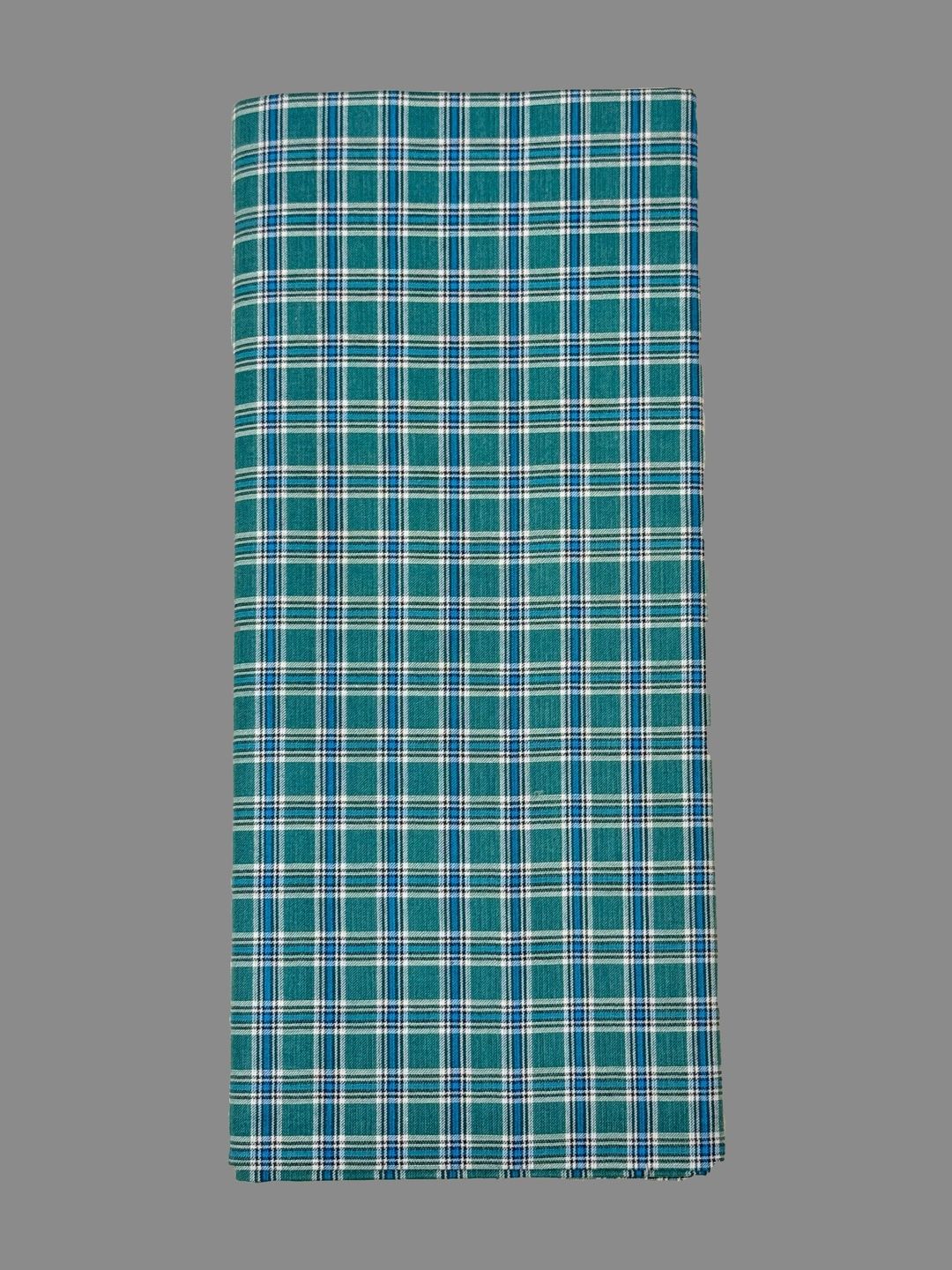 Shyam Handloom Men Checked Cotton Dhoti Dhotis
