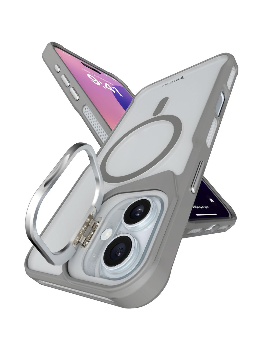 Vaku Luxos Therox Magpro Back Cover Case for iPhone 16 Plus