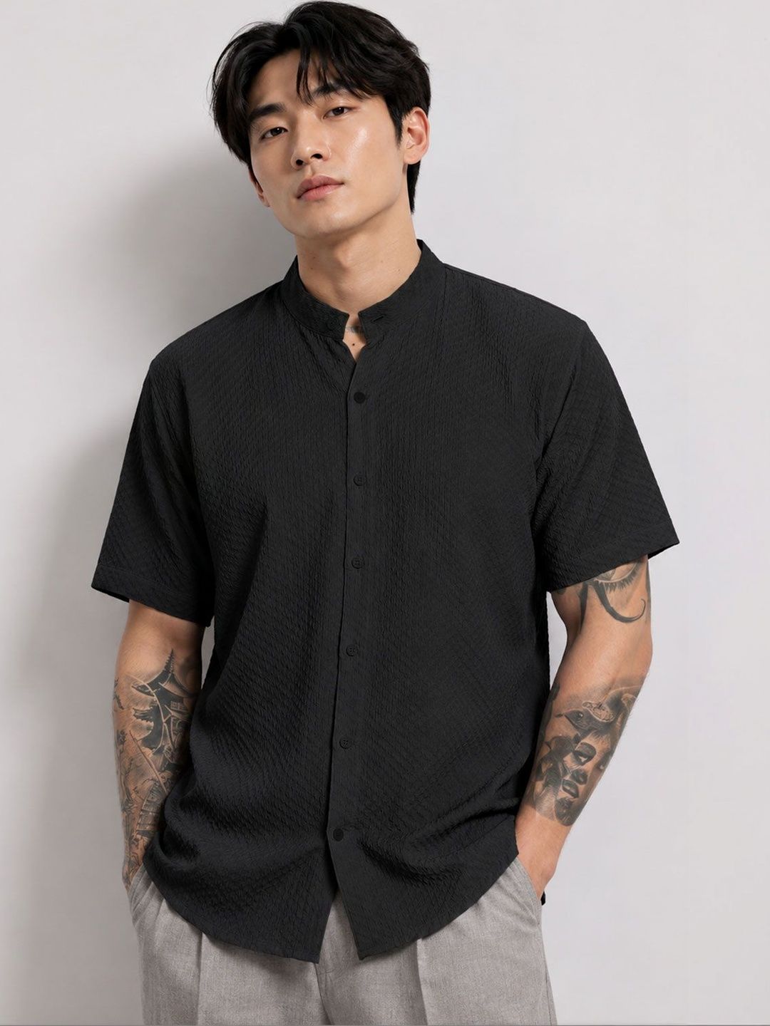 Urban Buccachi Men Classic Casual Shirt