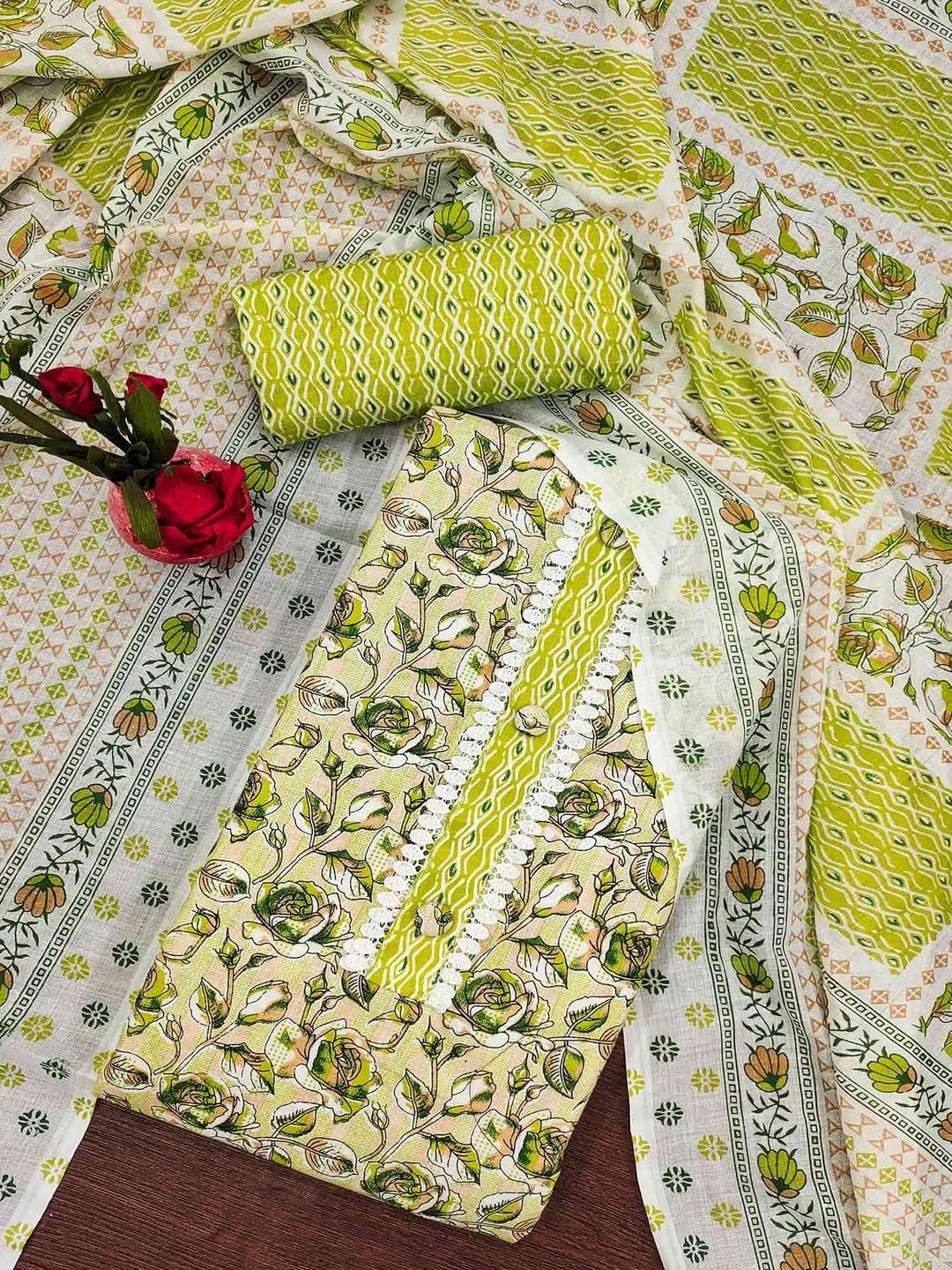 Peachmode Printed Unstitched Dress Material
