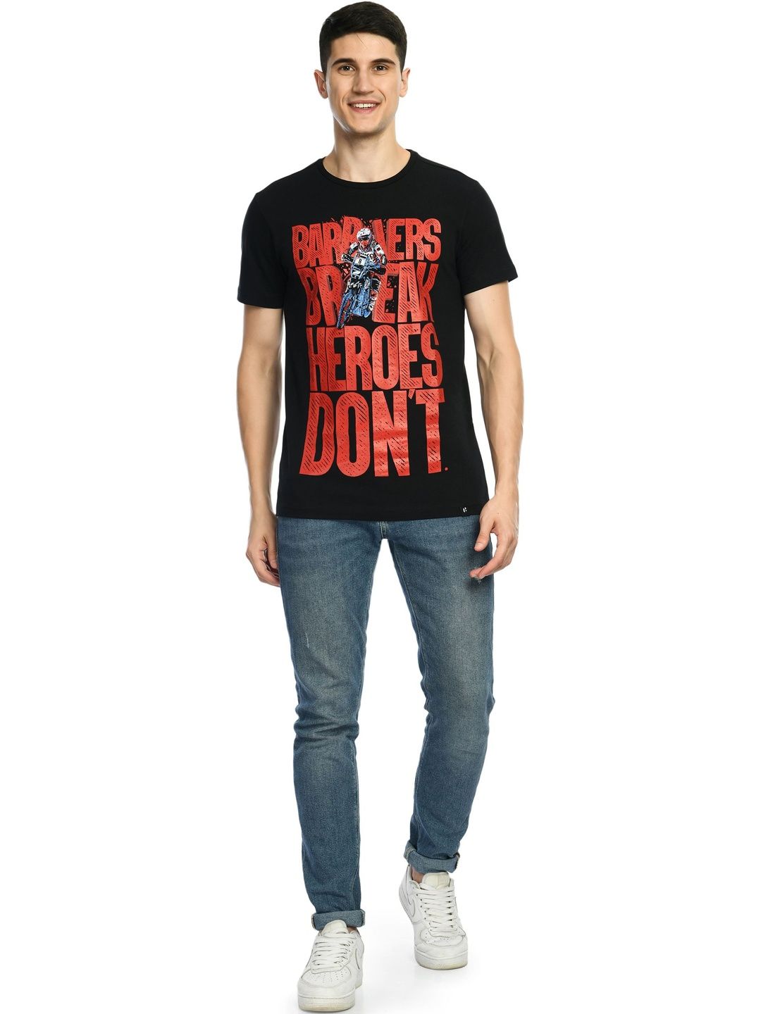 Hero MotoCorp Men Printed T-shirt