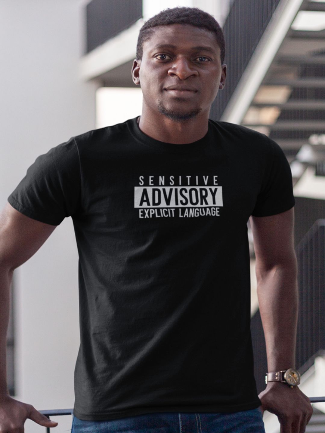 Epic Merch Typography Printed Pure Cotton T-shirt
