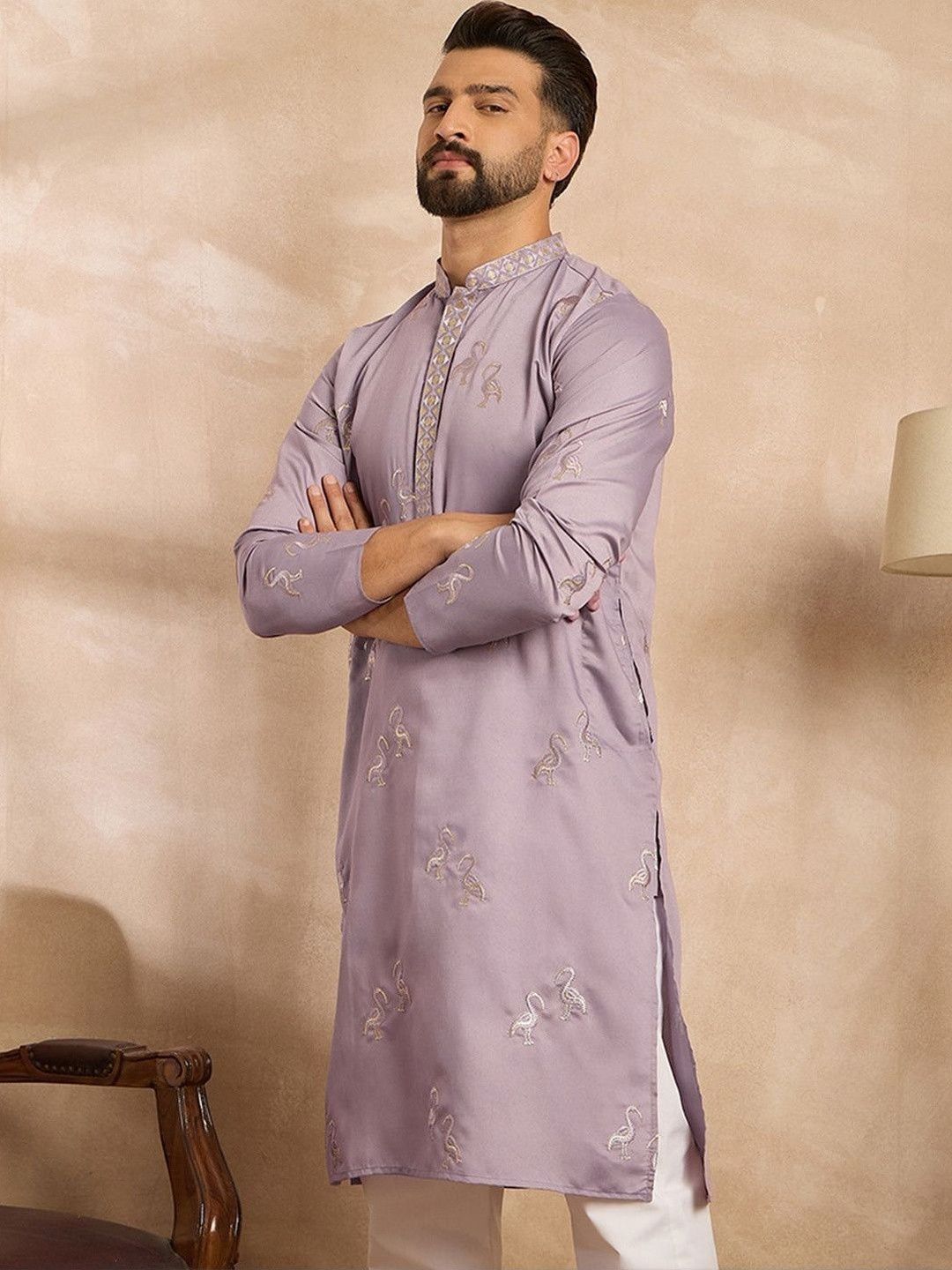 Ethnic Bay Ethnic Bay Men Embroidered Kurta