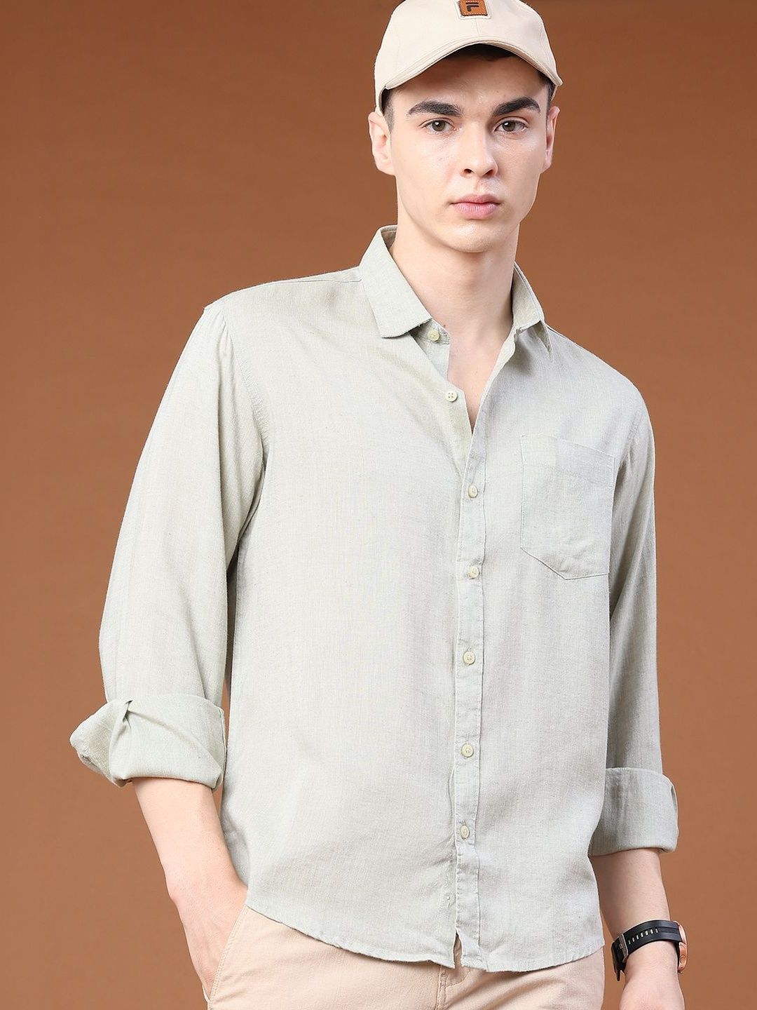 V-Mart Men Slim Fit Casual Shirt