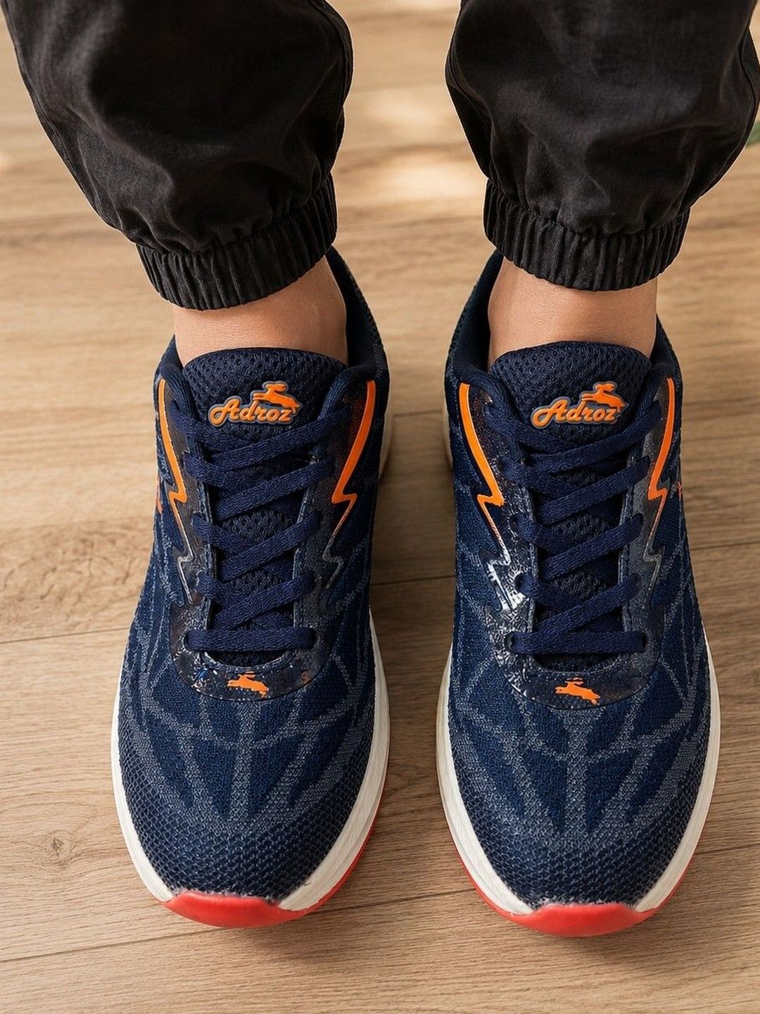 ADROZ Men Mesh Running Non-Marking Shoes
