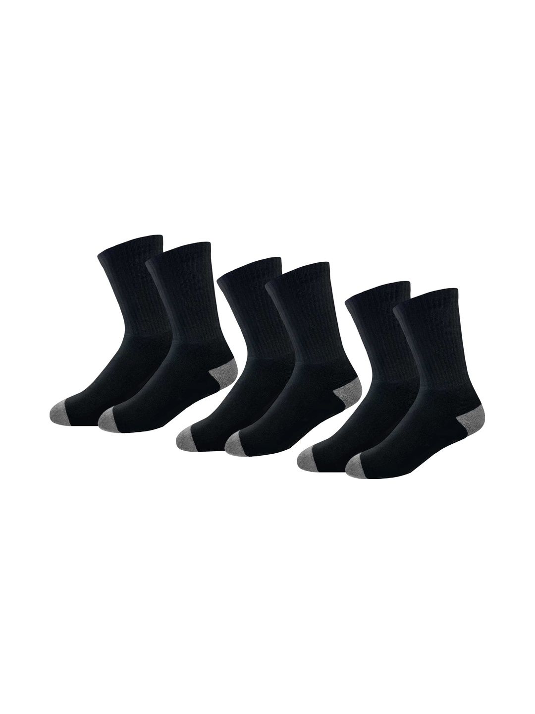 VAPINDIA Men Pack of 3 Cotton Colourblocked Above Ankle Socks