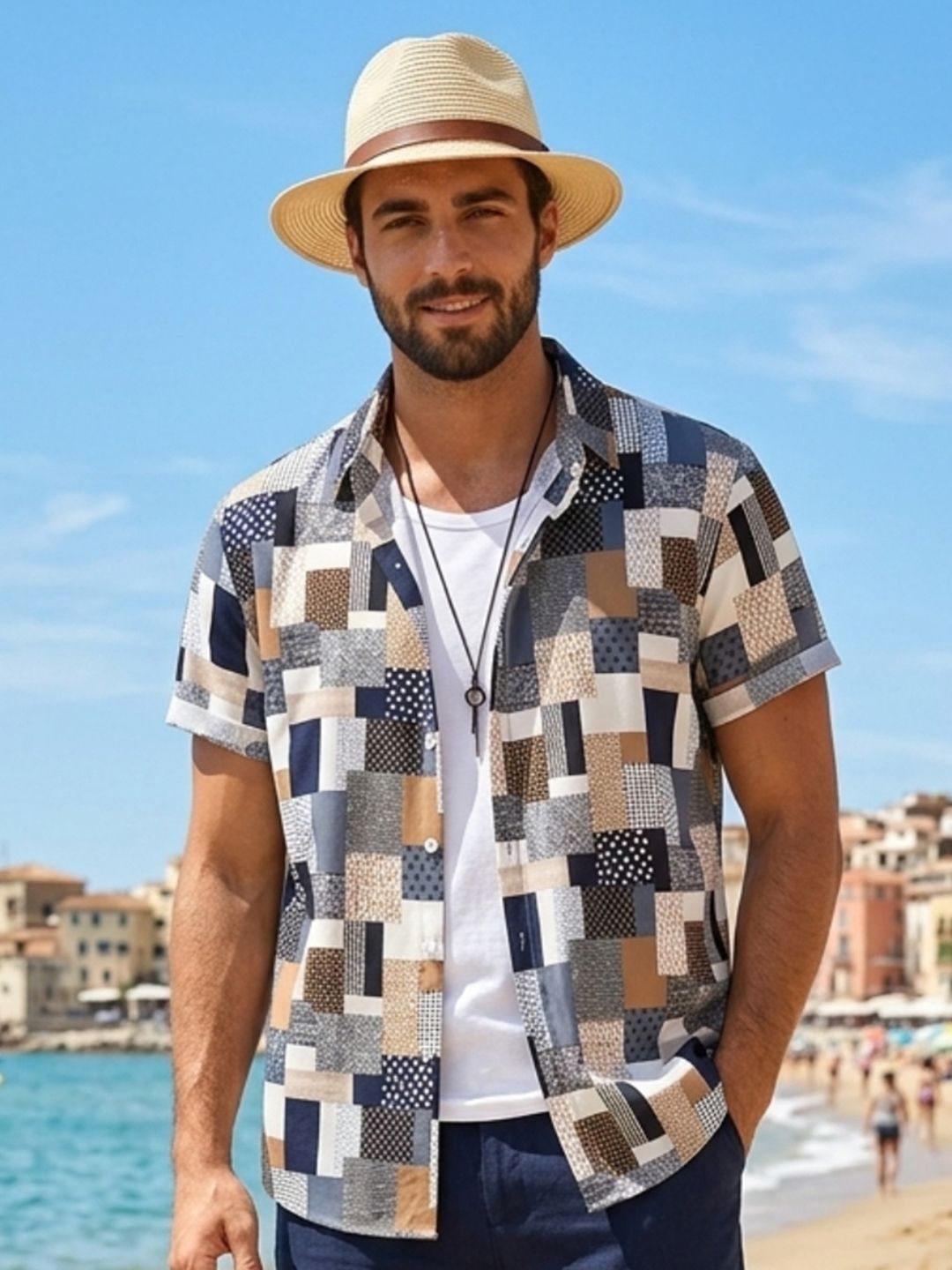 FUNKY RICH Men Standard Printed Casual Shirt