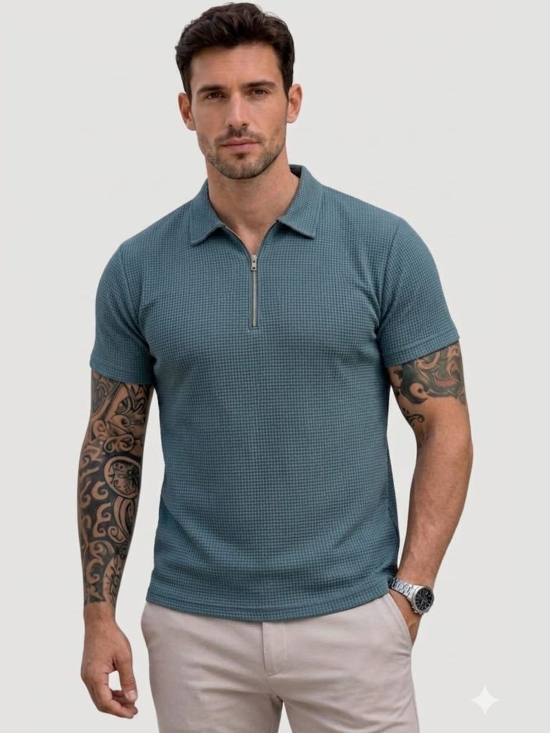 Sutjena Men Polo Collar T-shirt