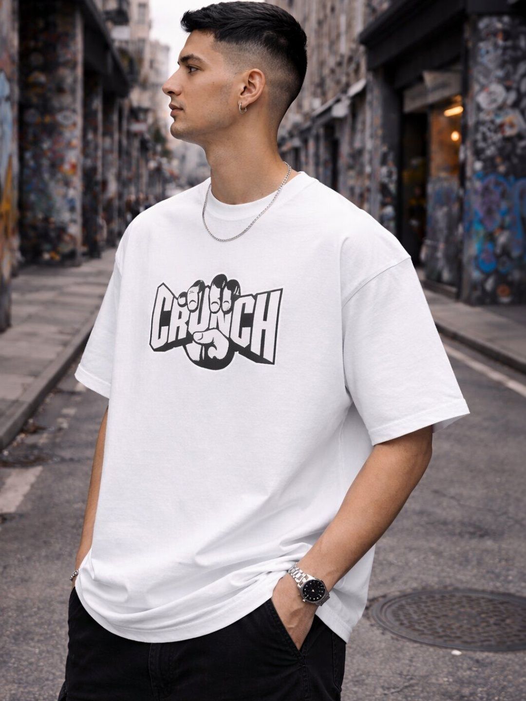 HASTEN Men Printed T-shirt