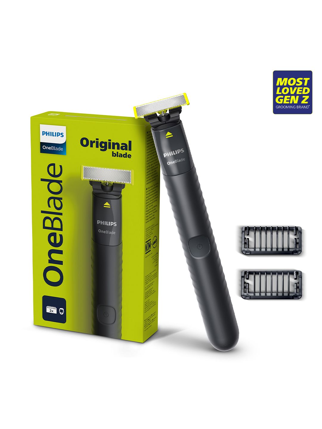 Philips QP1424/10 OneBlade Hybrid Trimmer and Shaver with Dual Protection Technology