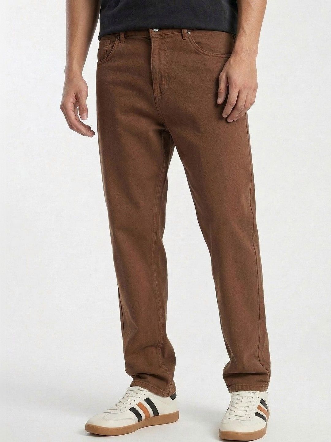 HERE&NOW Men Relaxed Fit Mid-Rise Stretchable Jeans