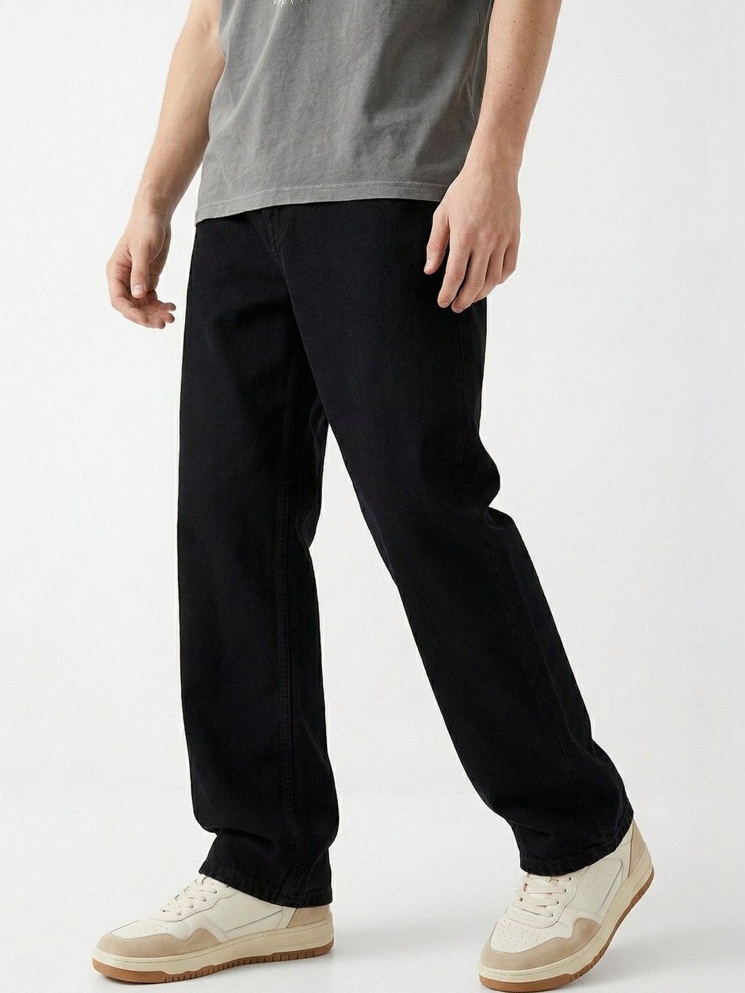 HERE&NOW Men Relaxed Fit Mid-Rise Stretchable Jeans