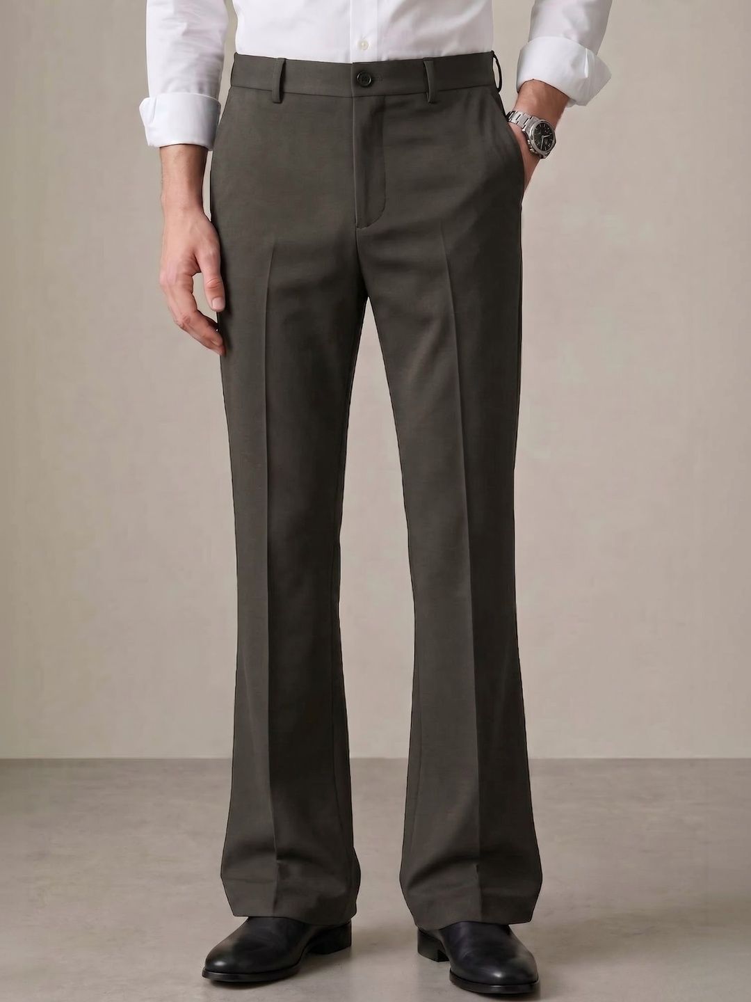 Kites Club Men Loose Fit High-Rise Trousers