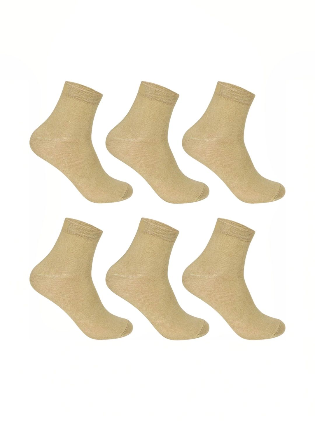 VAPINDIA Men Pack of 6 Cotton Ankle Length Socks