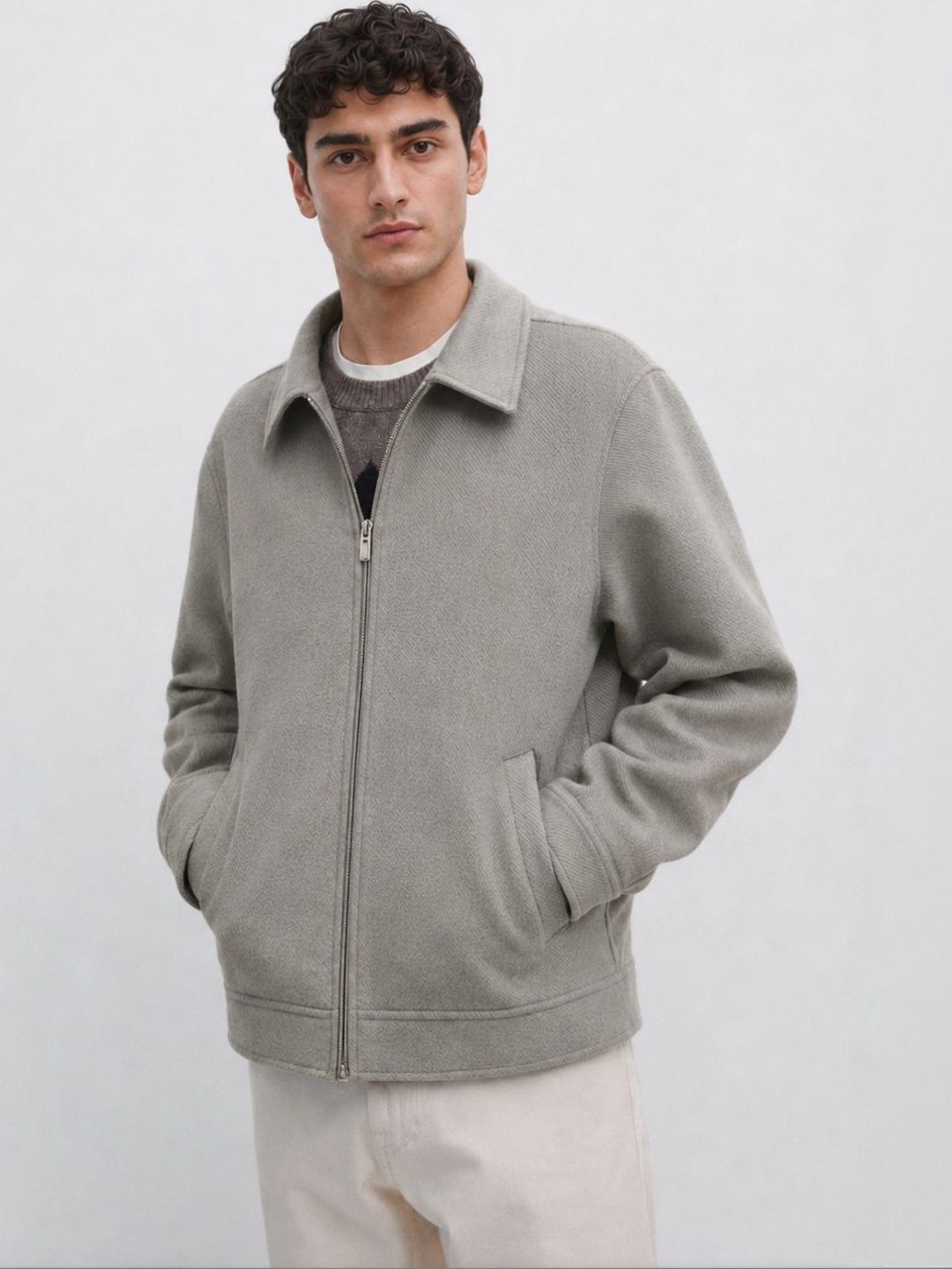 ARMISTO Men Woollen Windcheater Antimicrobial Outdoor Tailored Jacket