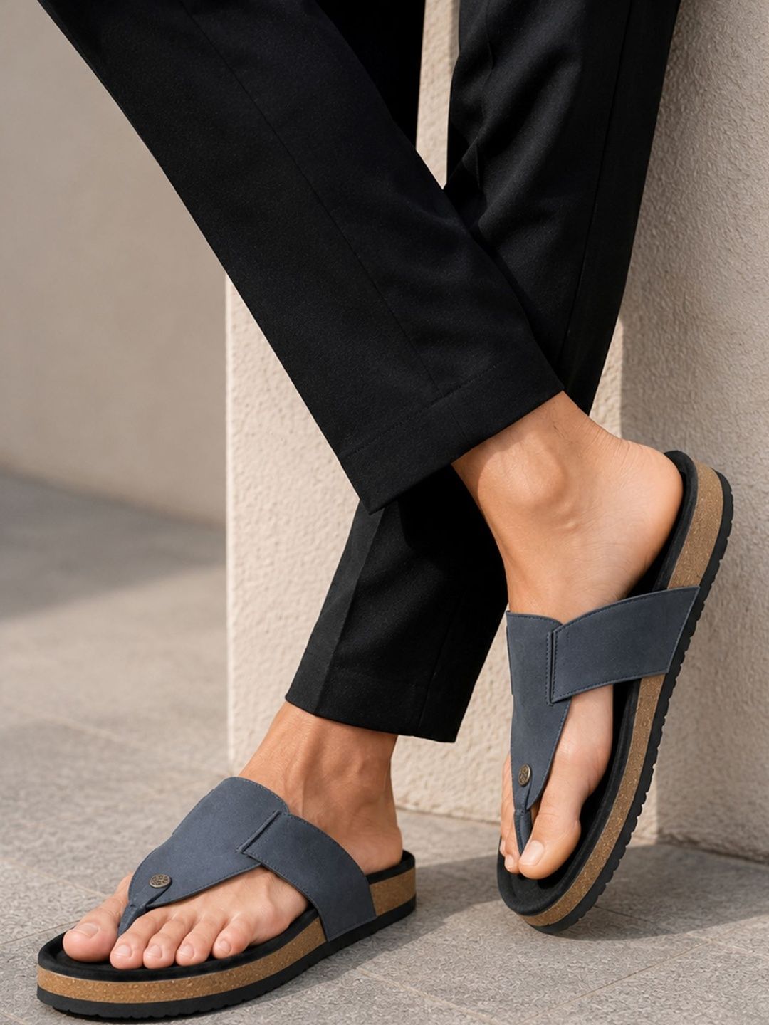 Mast & Harbour Men Thong Flip-Flops