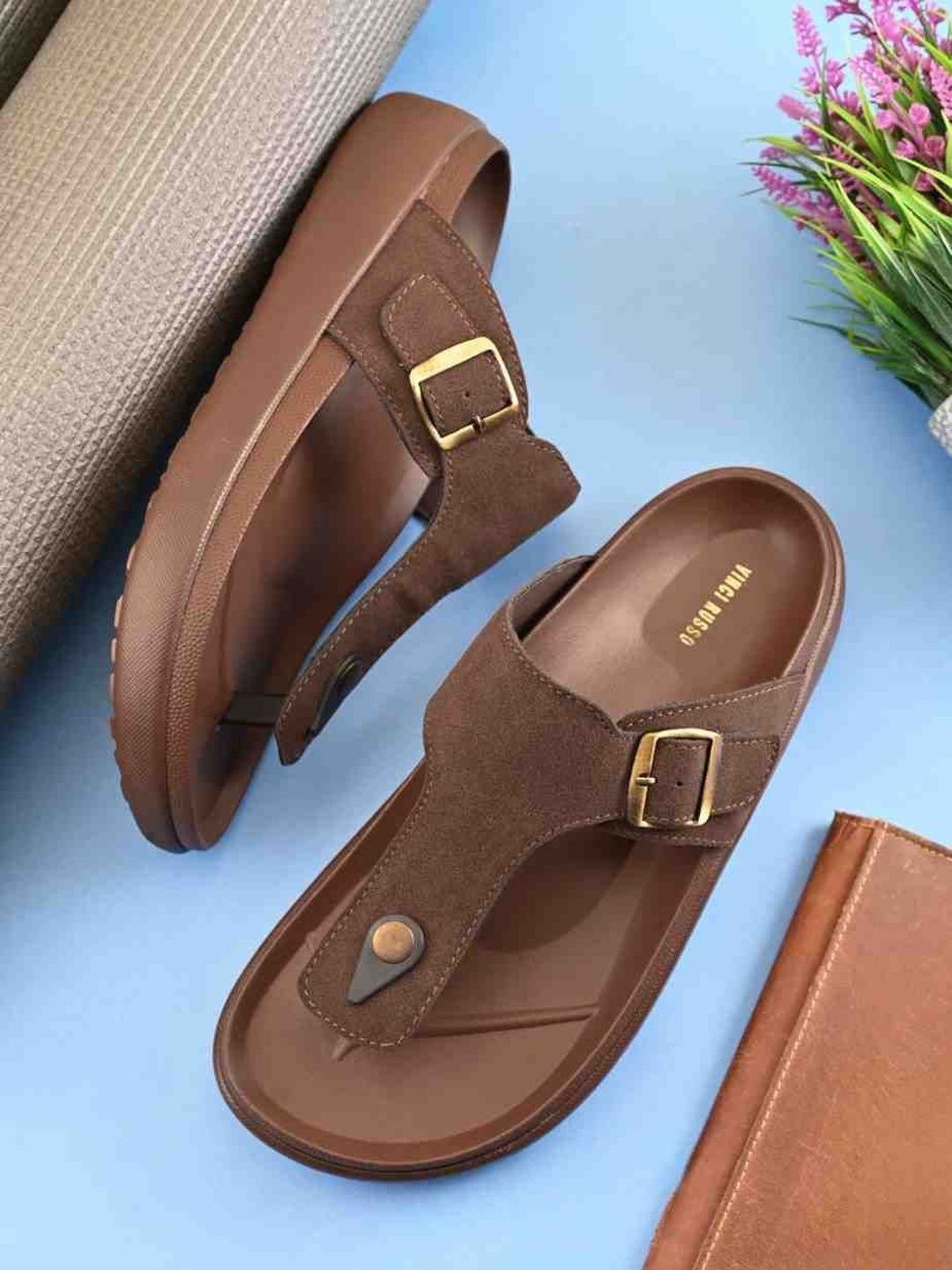 Vinci Russo Men Thong Flip-Flops