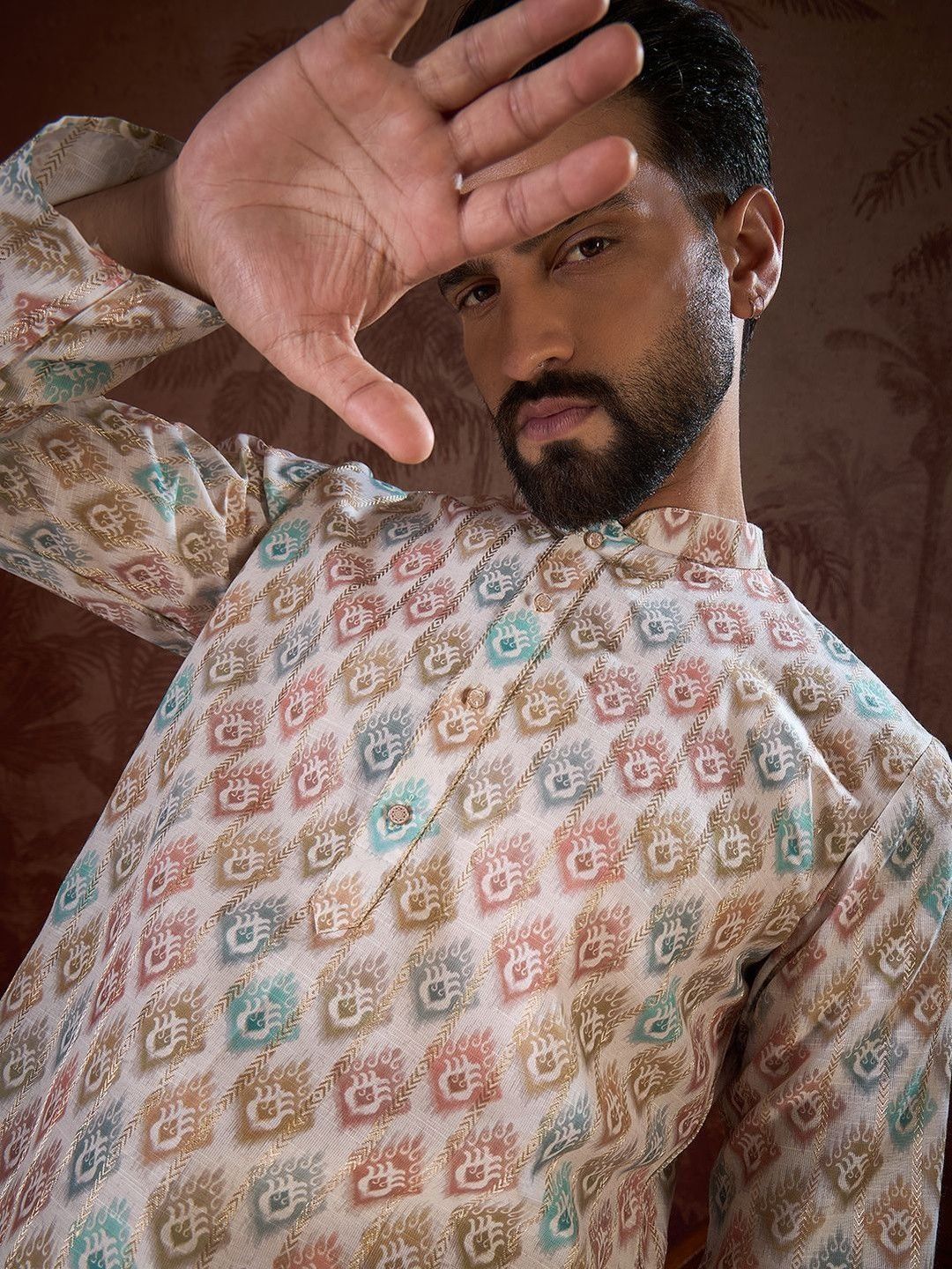 Ethnic Bay Men Ethnic Motifs Printed Kurta