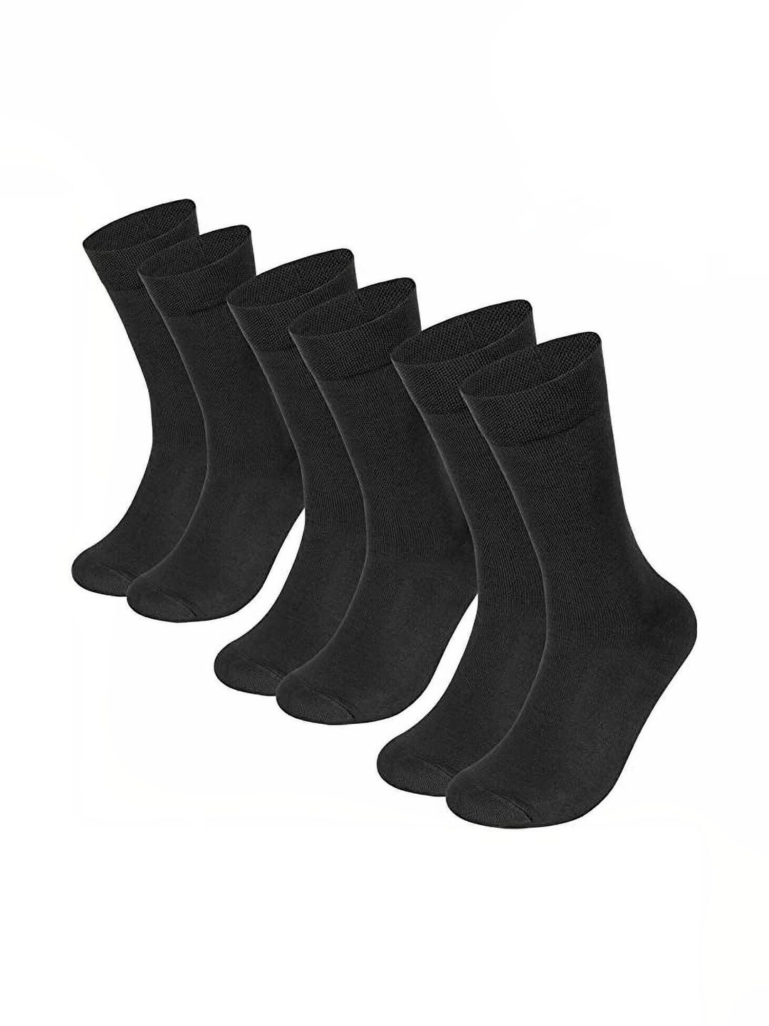 VAPINDIA Men Pack of 3 Cotton Calf Length Socks