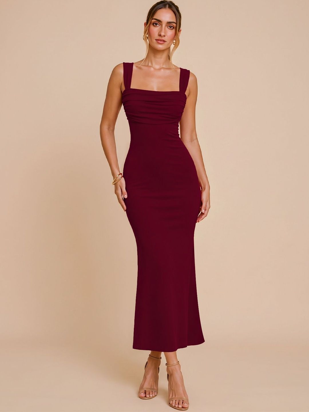 MULVARI MULVARI Bodycon Midi Dress