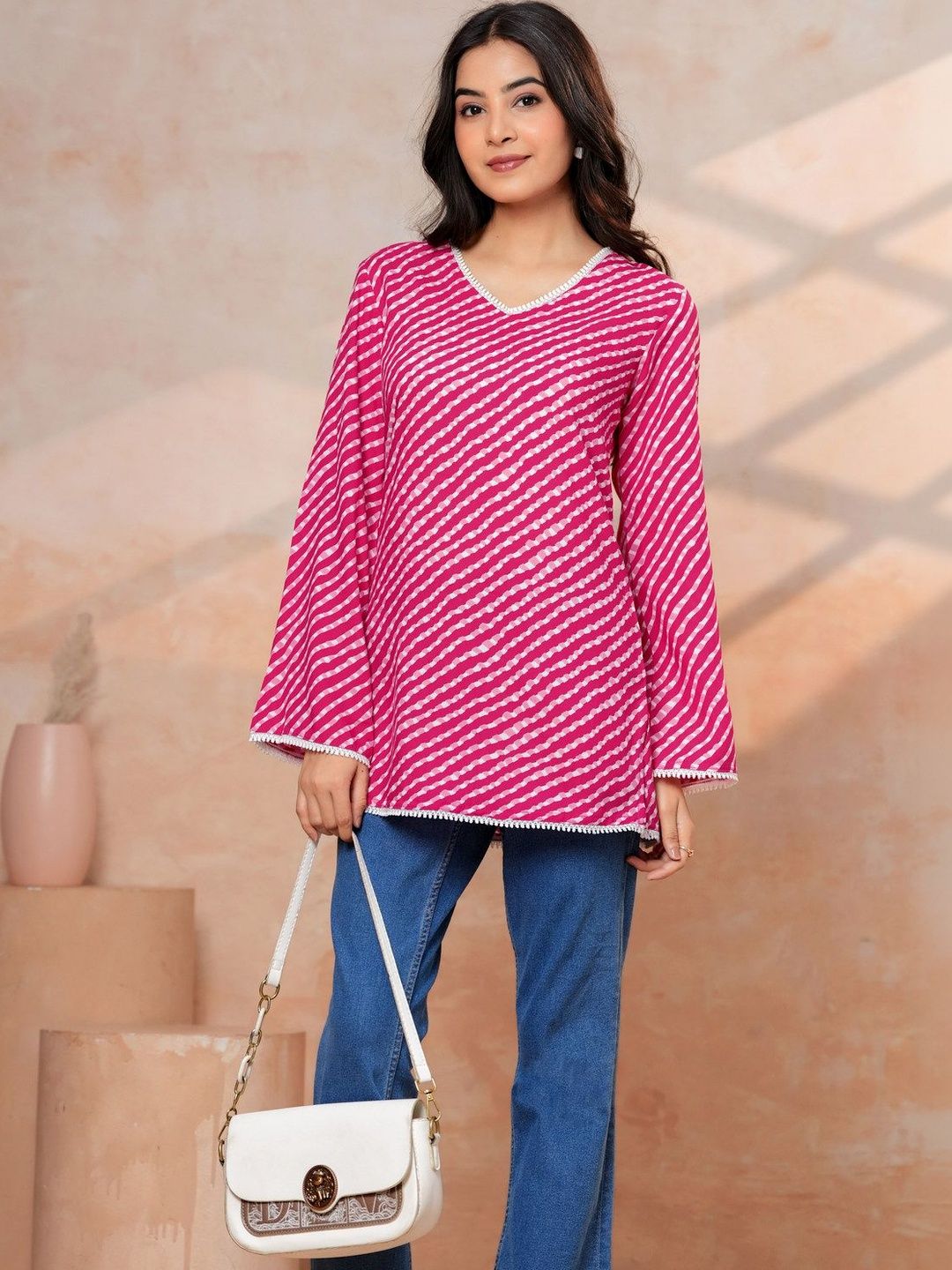 Here Now Pink Tops - Buy Here Now Pink Tops online in India