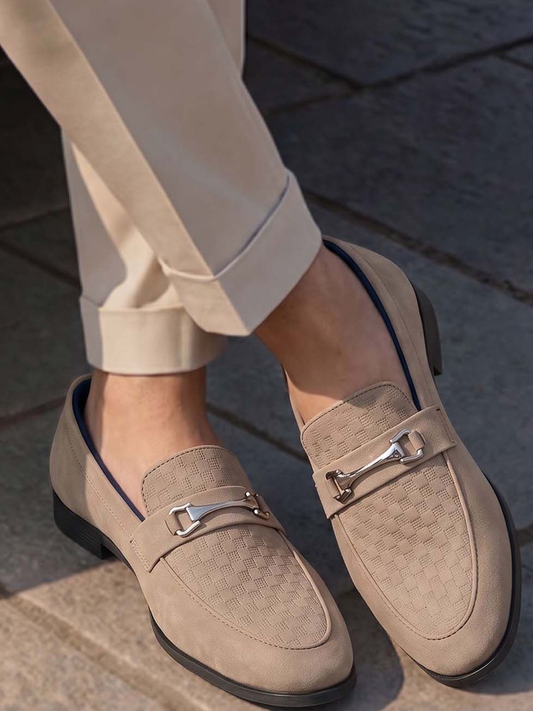 HERE&NOW Leather Formal Loafers