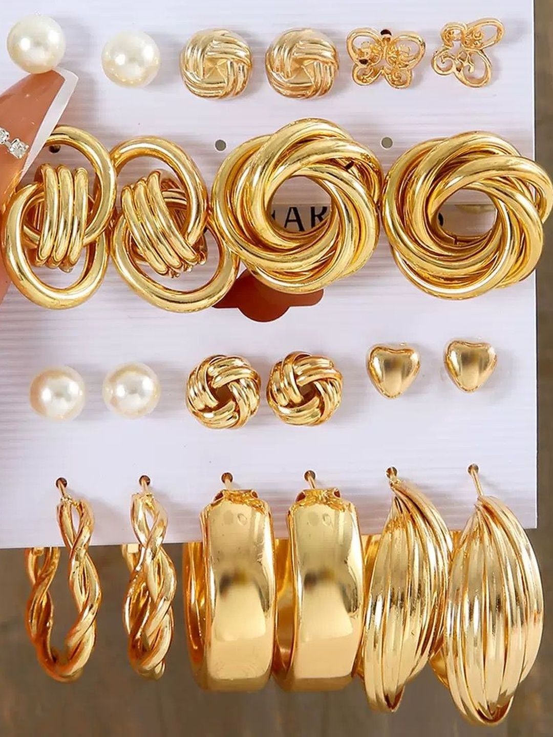 DressBerry DressBerry Geometric Studs Earrings